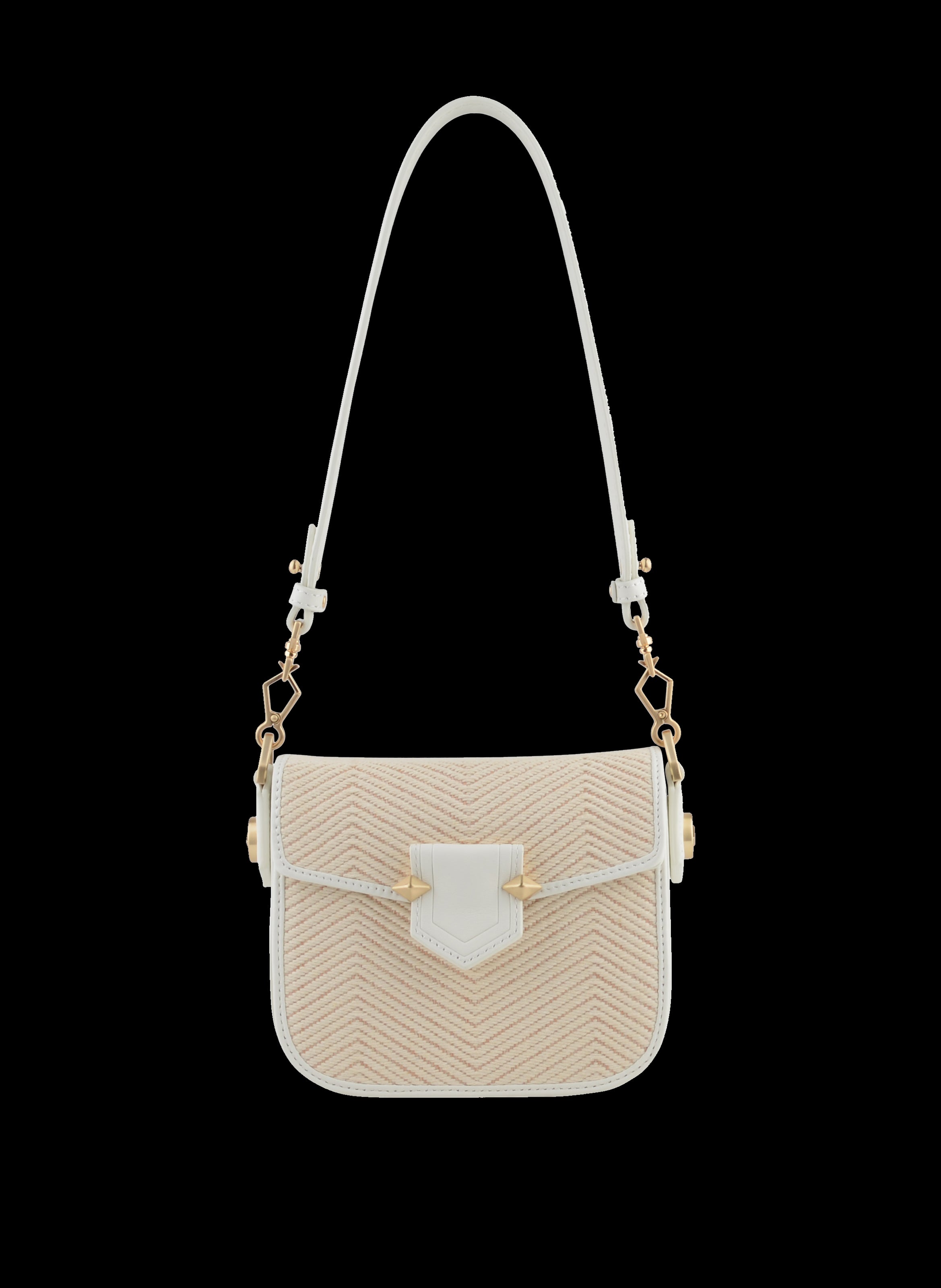 Sèvres Coton - Petit sac à rabat blanc