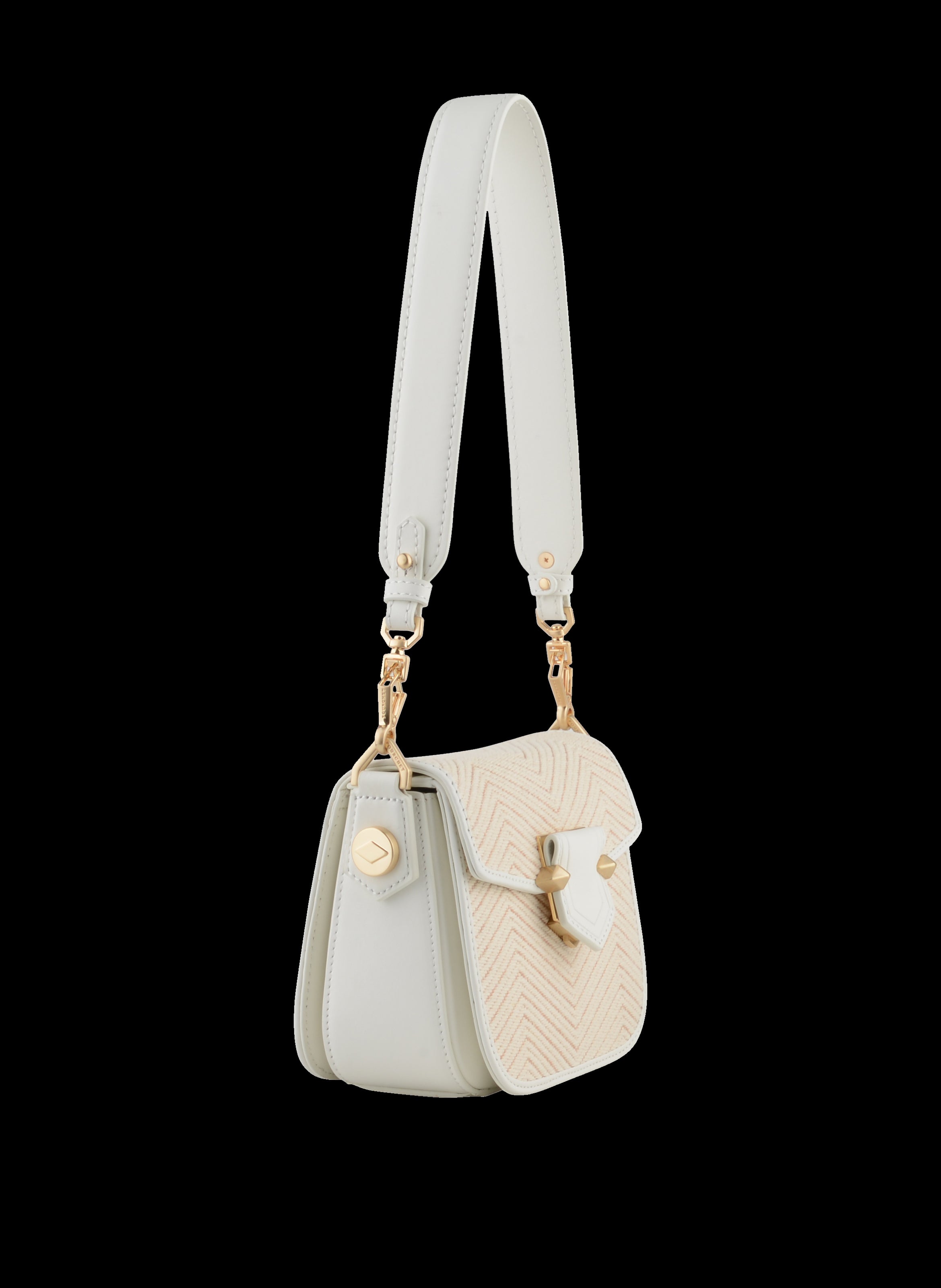 Sèvres Coton - Petit sac à rabat blanc