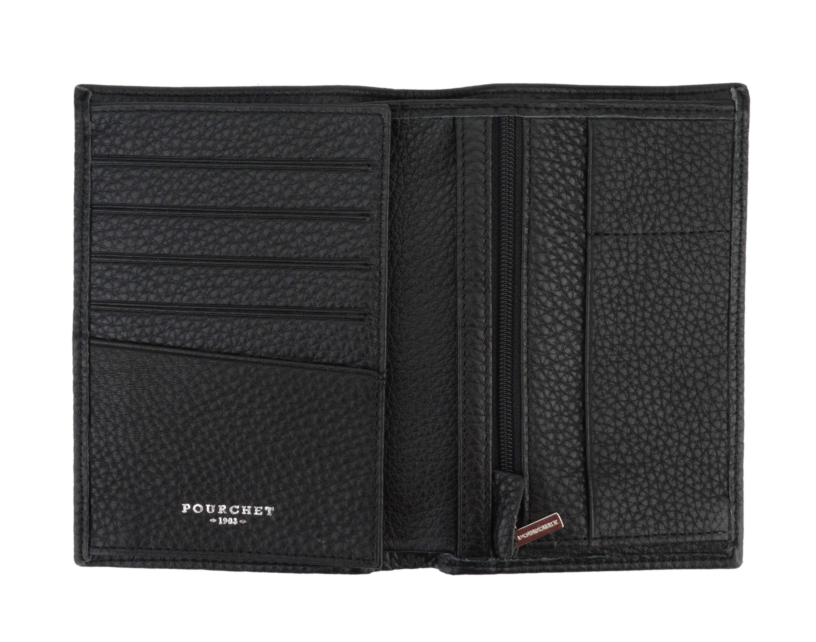 Ethan | Portefeuille - Porte Passeport noir