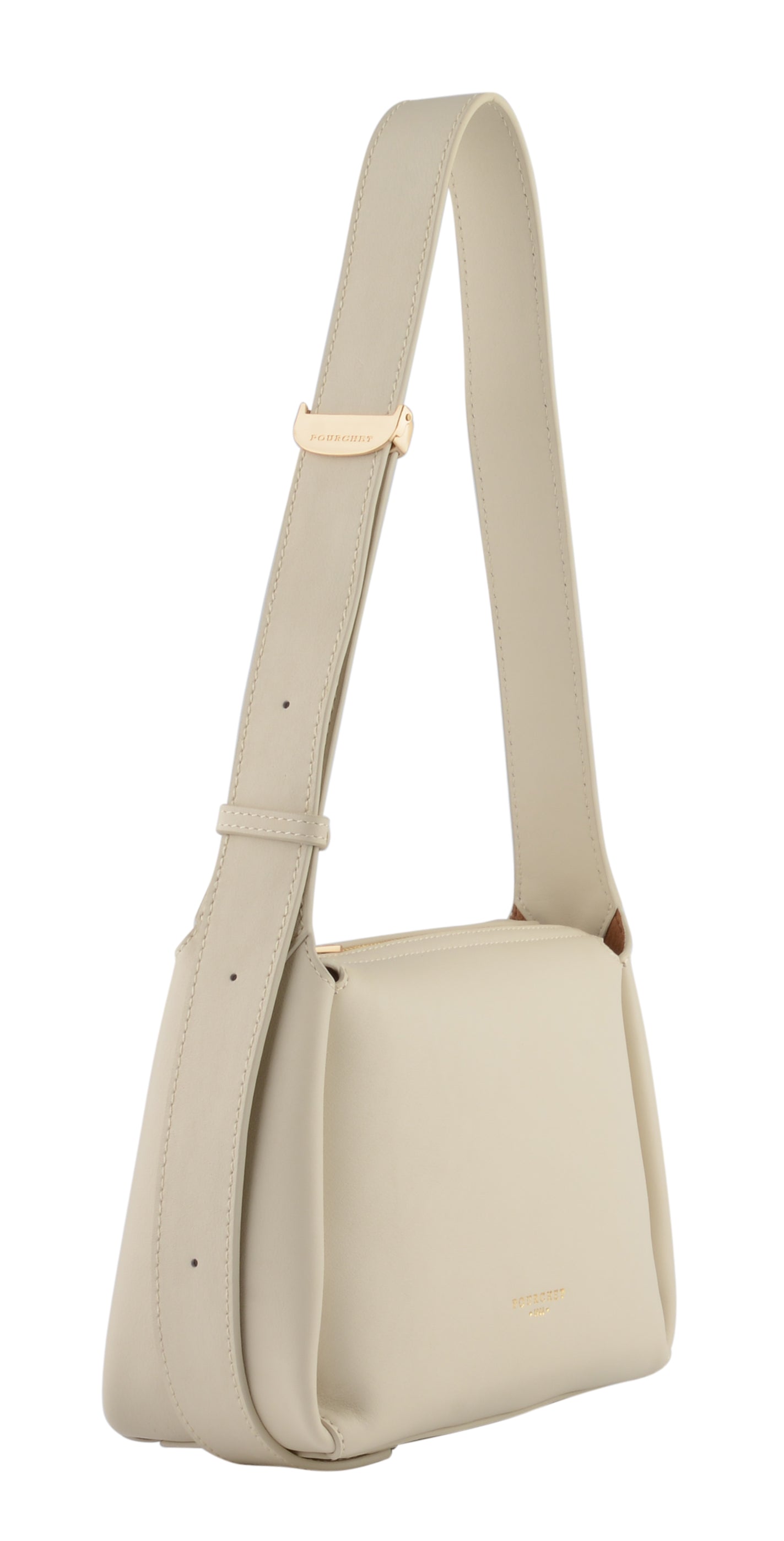 Sévigné - Small beige satchel