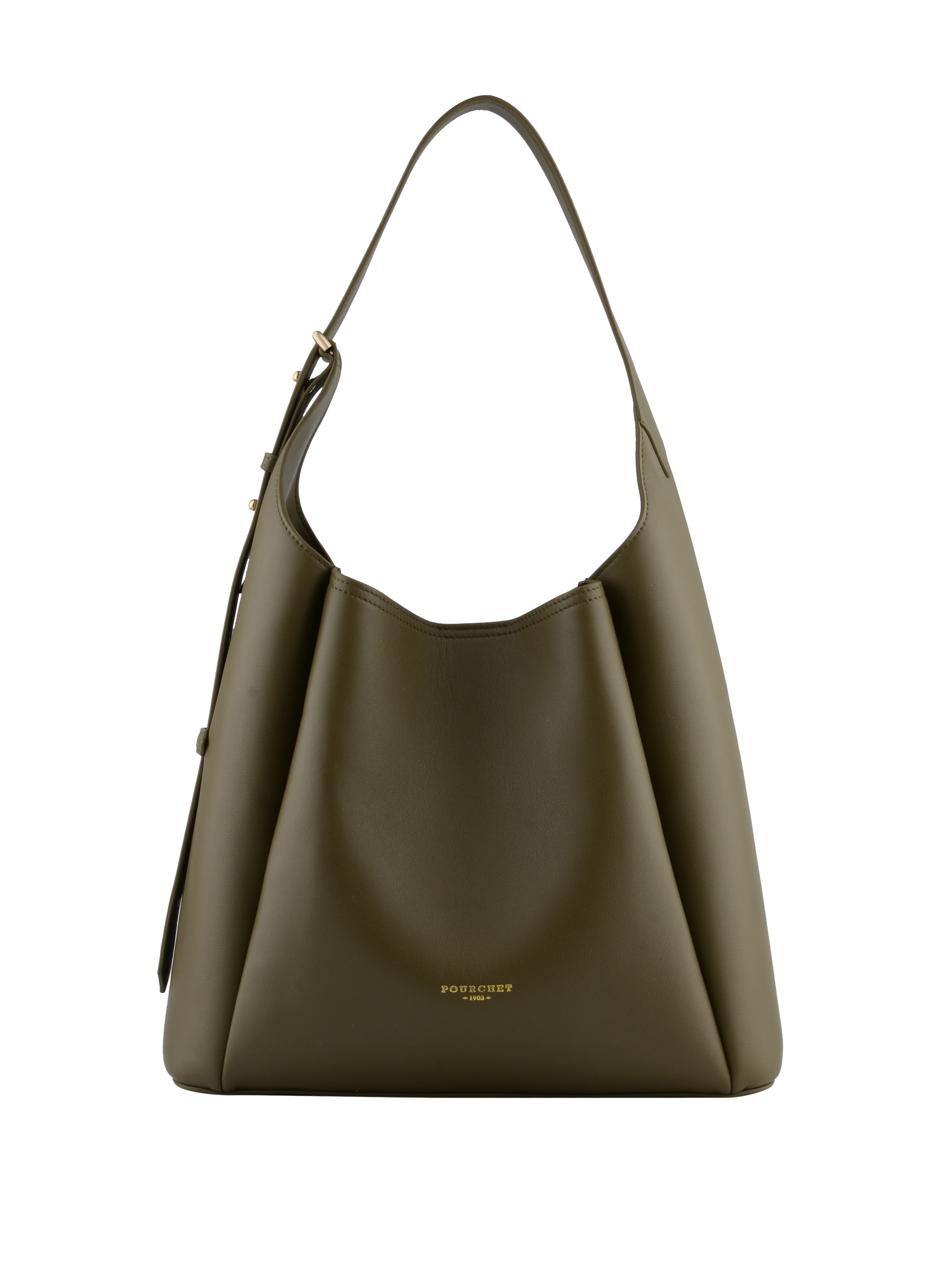 Sévigné Large khaki shoulder bag