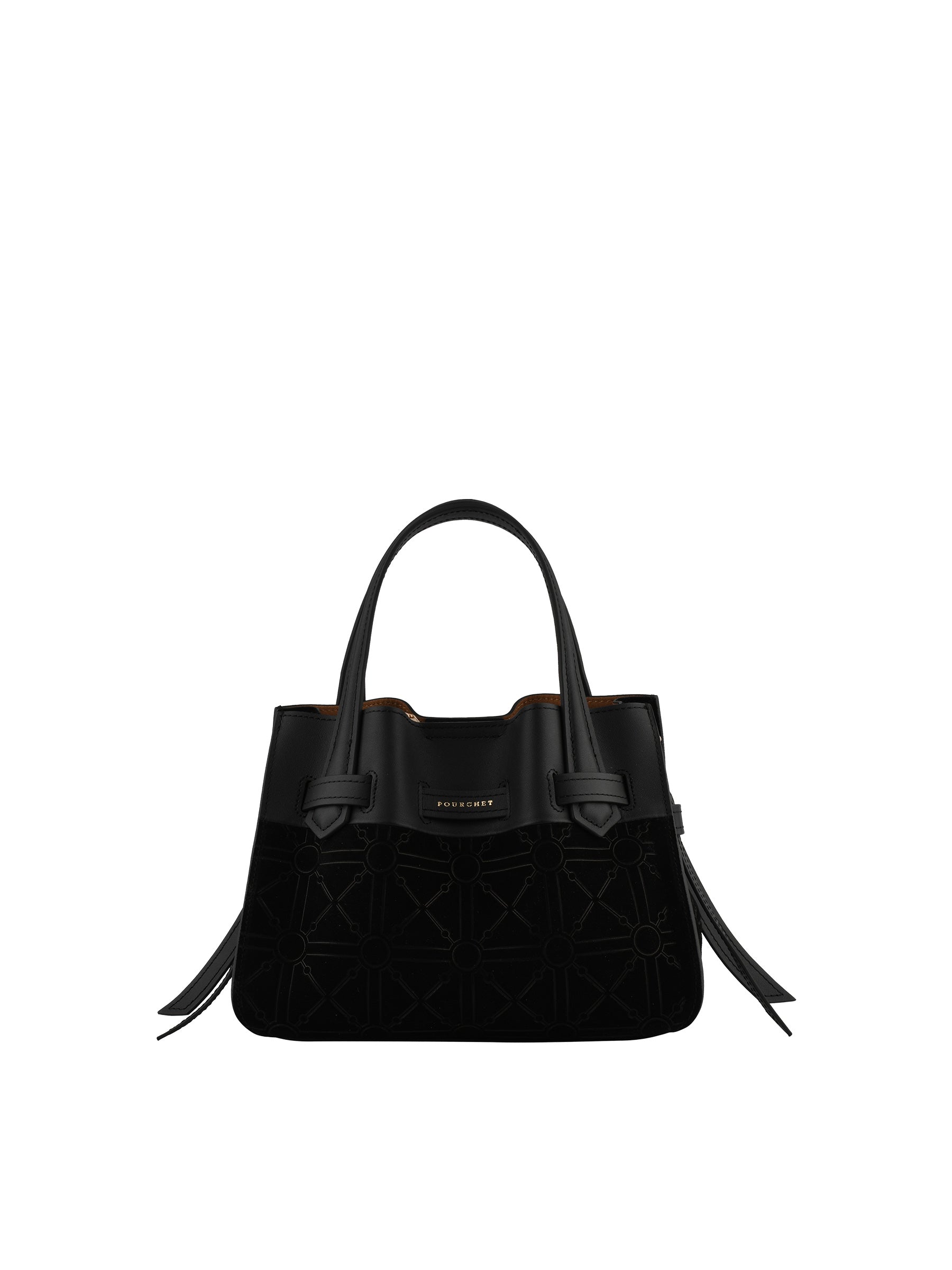 Blossom NEO SUEDE - Handbag black PM