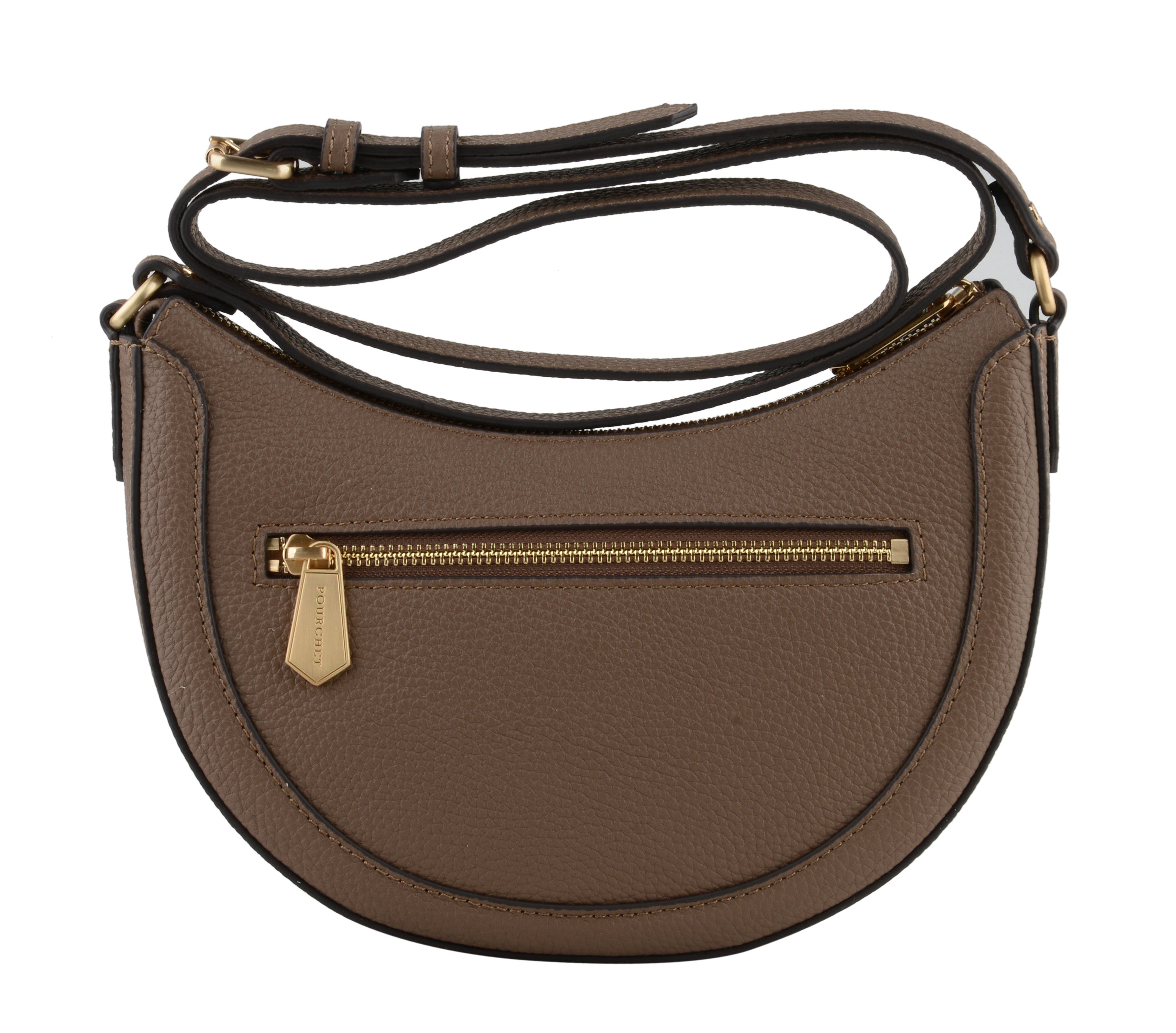 Image | sac porté épaule taupe