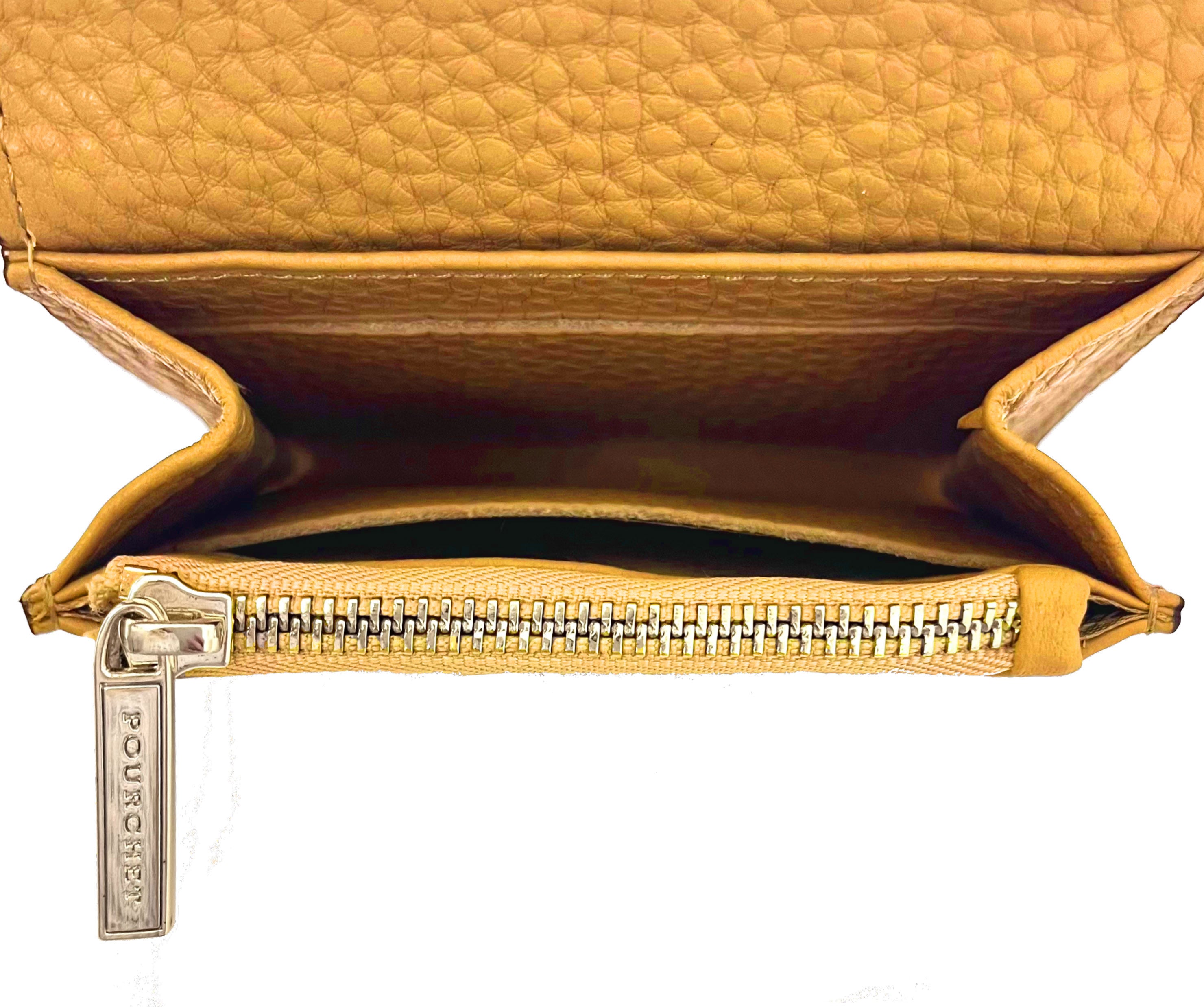 Club | Petit porte monnaie safran