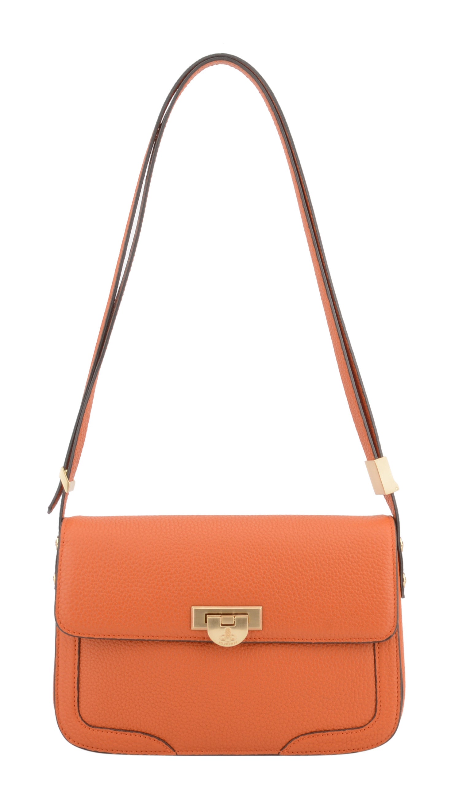 Auteuil | Grand Sac porté travers orange