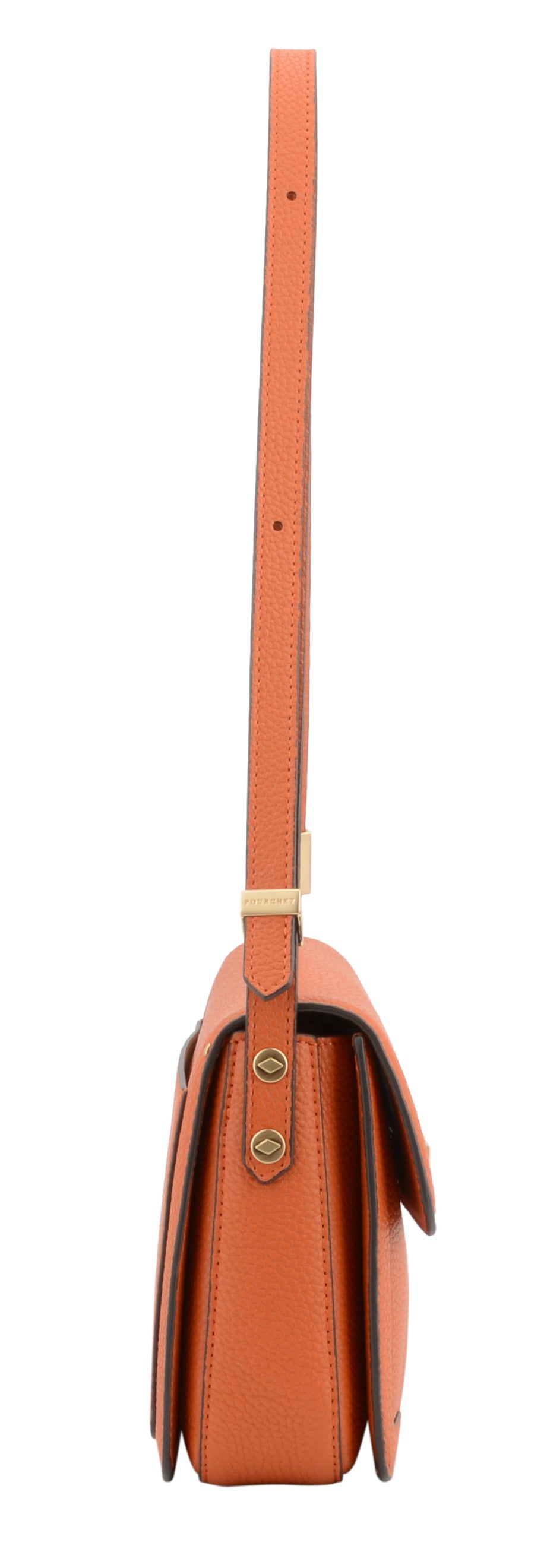 Auteuil | Grand Sac porté travers orange