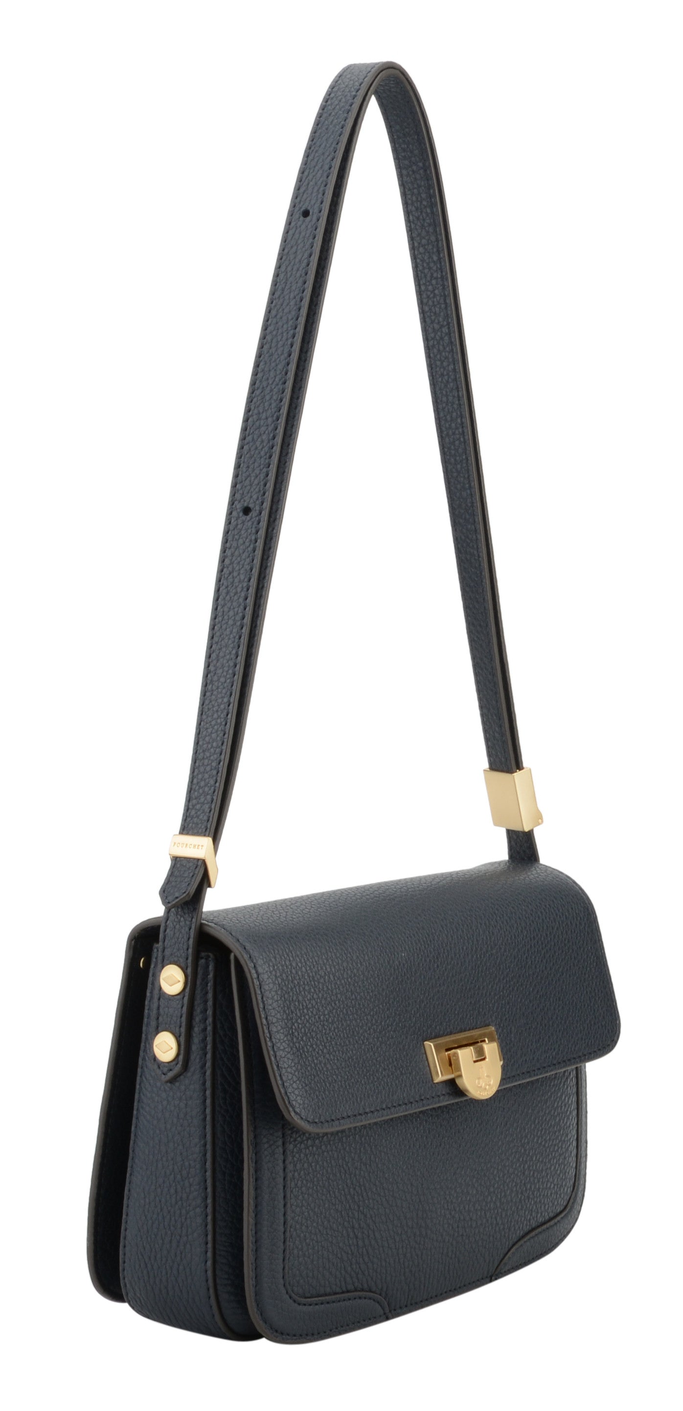 Auteuil | Grand Sac porté travers marine