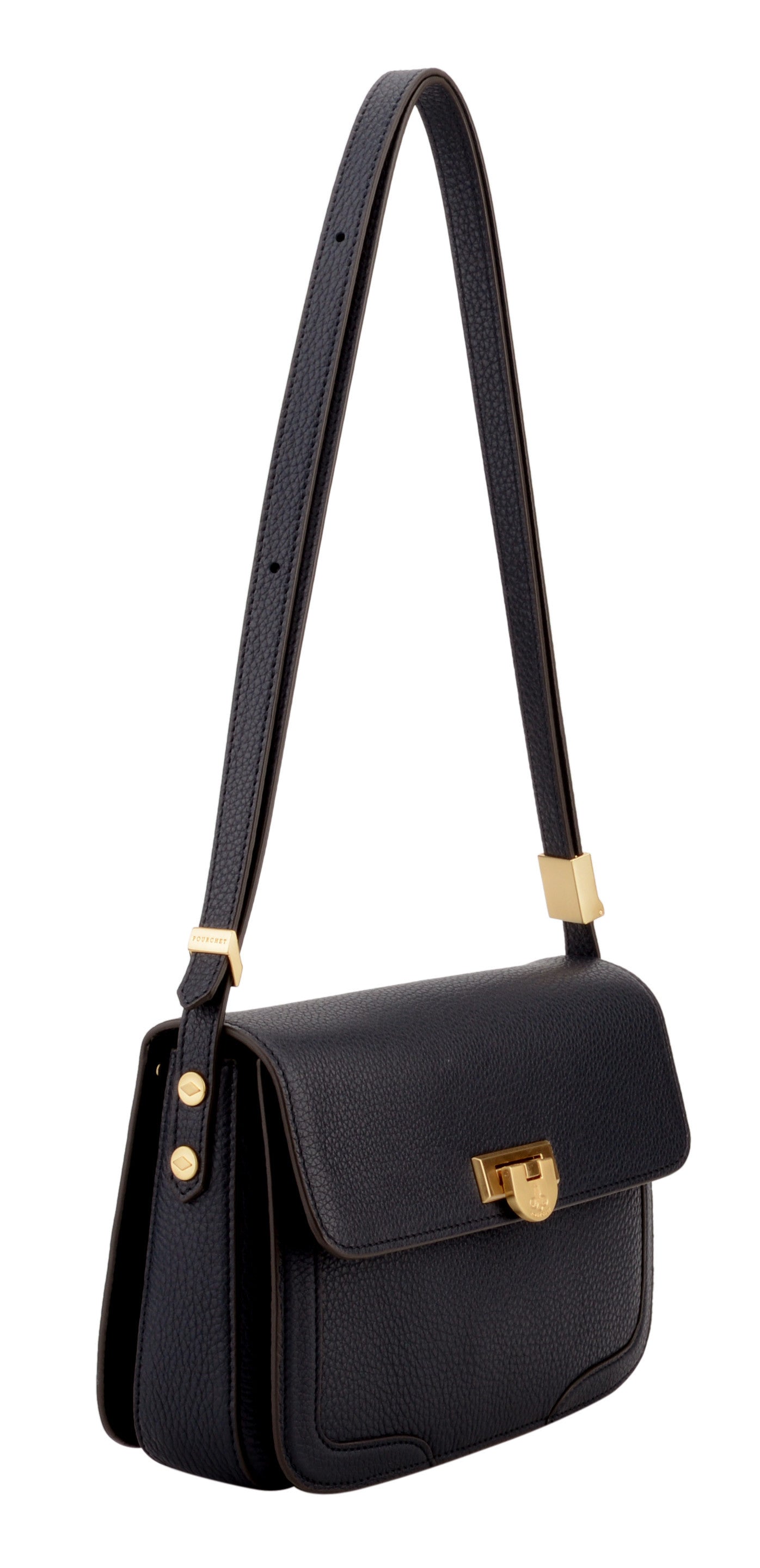 Auteuil | Grand Sac porté travers noir