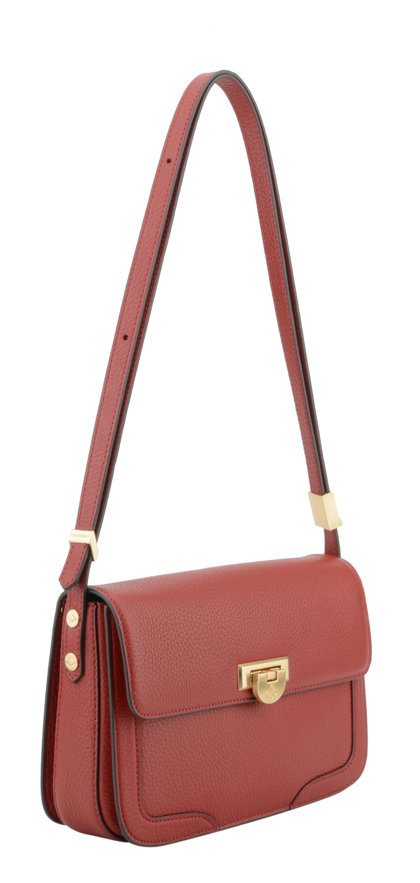 Auteuil | Grand Sac porté travers rouge