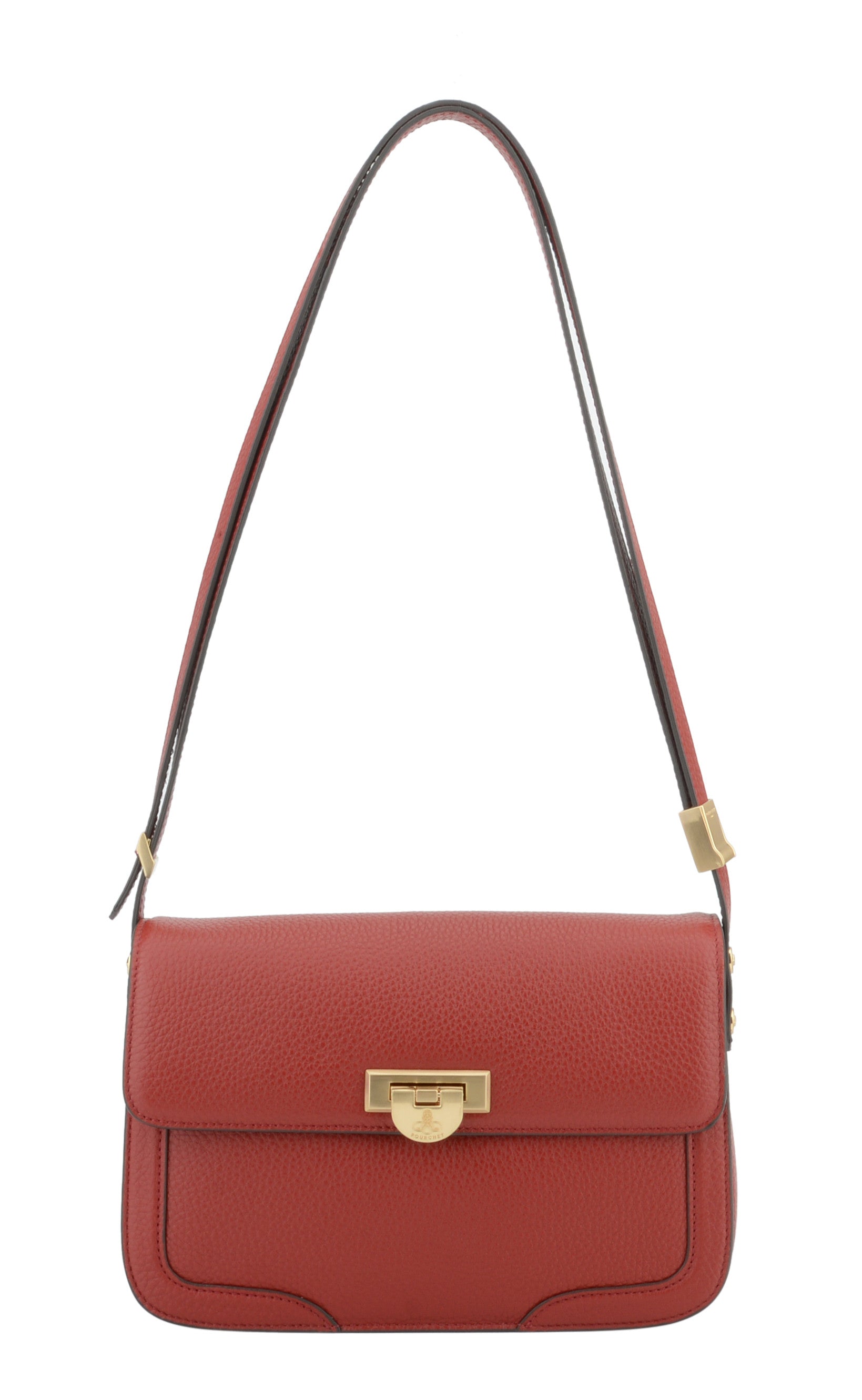 Auteuil | Grand Sac porté travers rouge