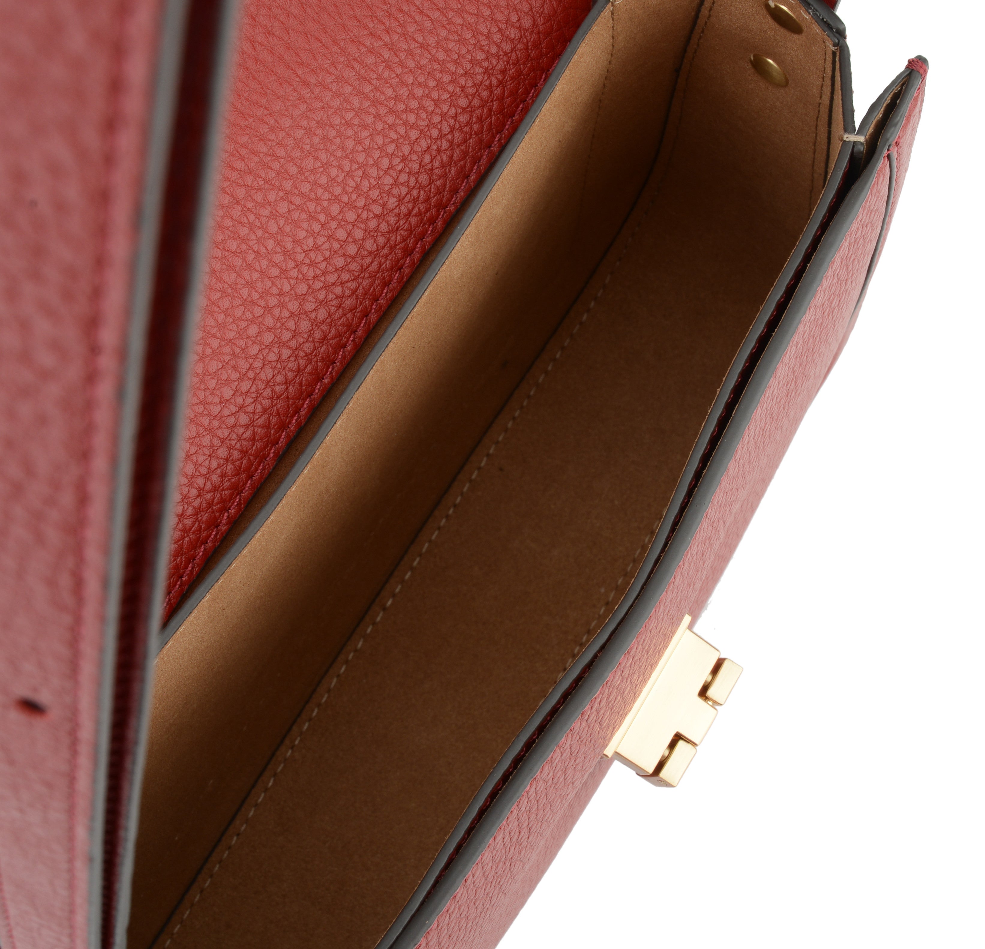 Auteuil | Grand Sac porté travers rouge