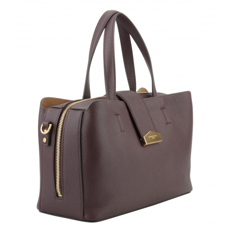 Medium burgundy handbag