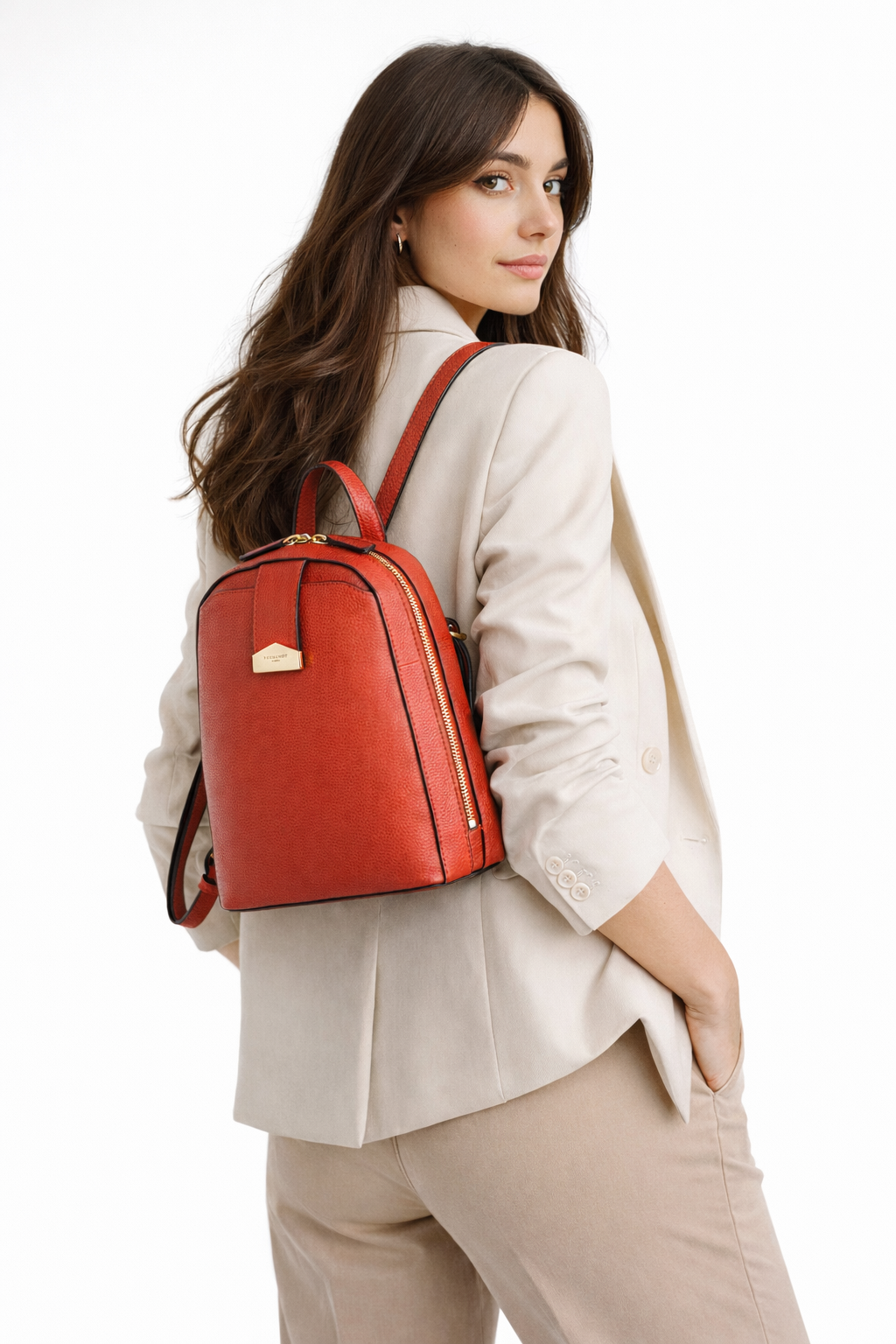 Red backpack Red backpack
