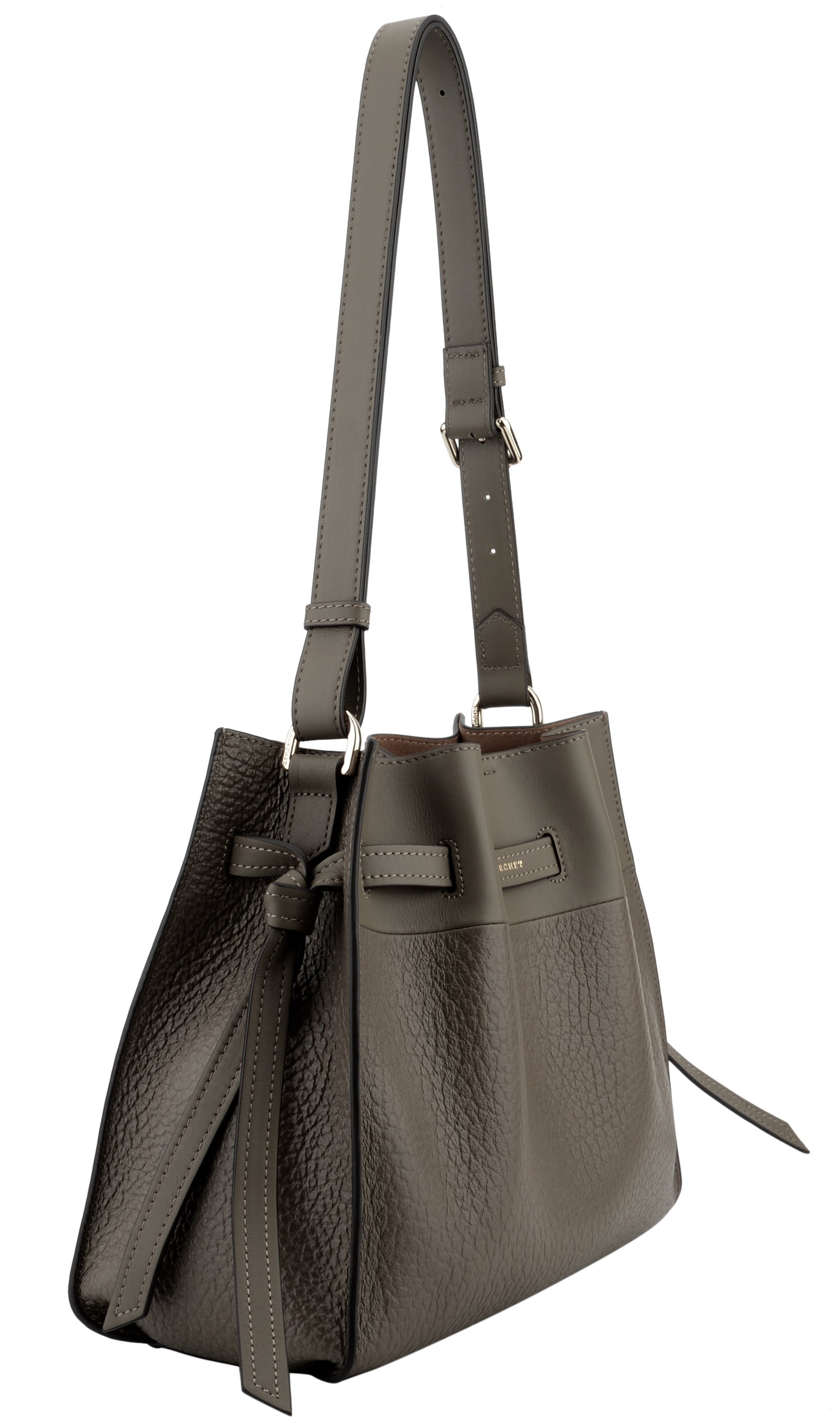 Taupe shoulder bag