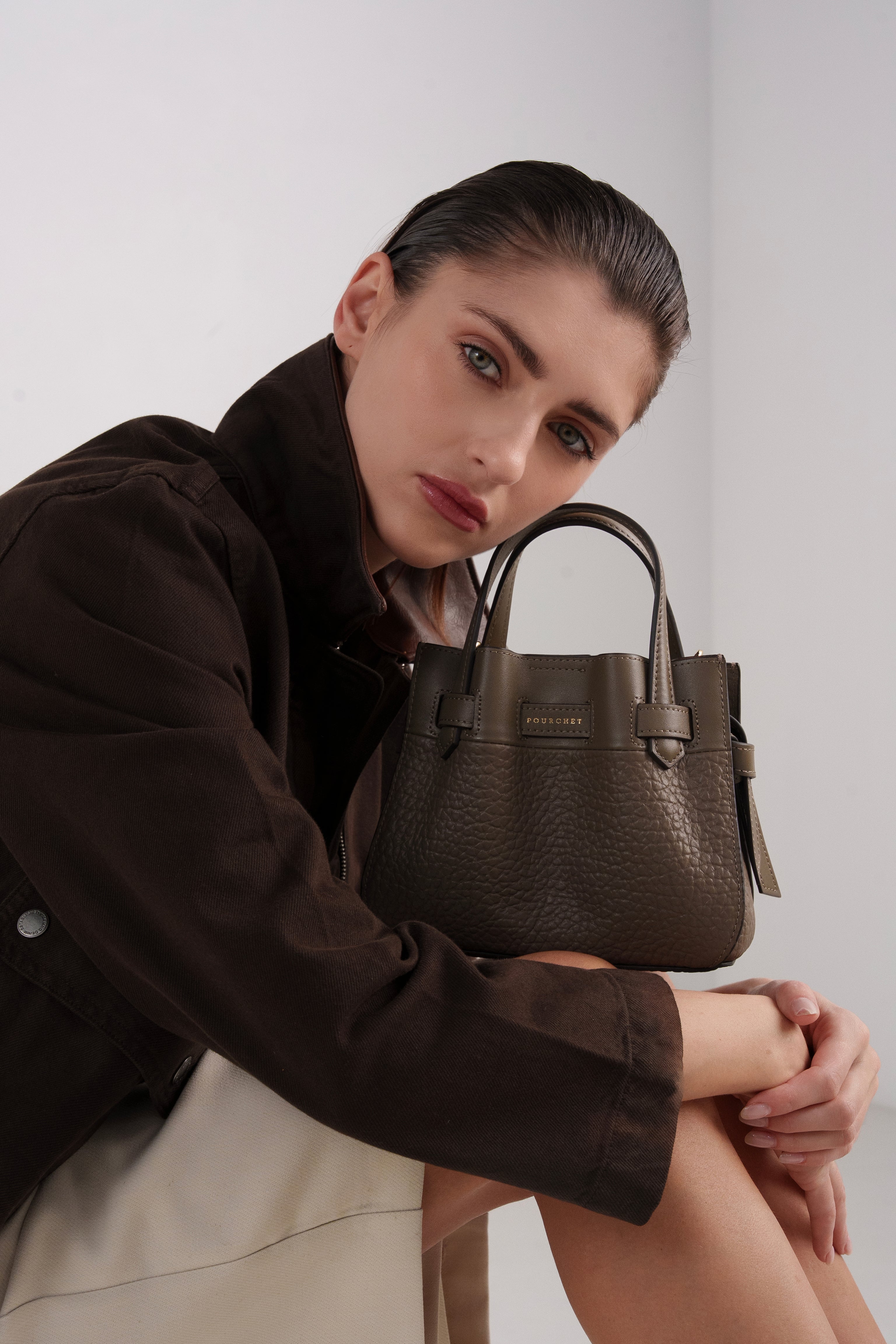 Blossom - Taupe Nano Handbag