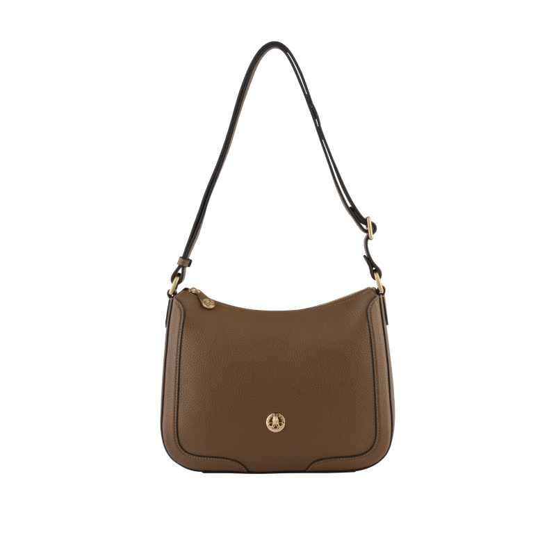 Taupe satchel bag