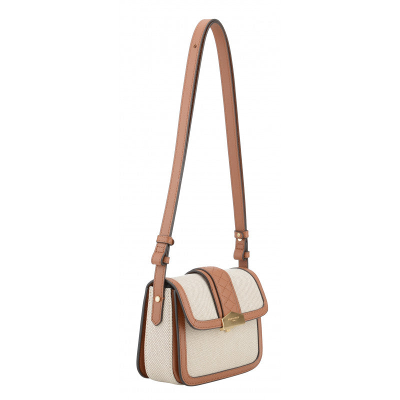 Small camel crossbody bag
