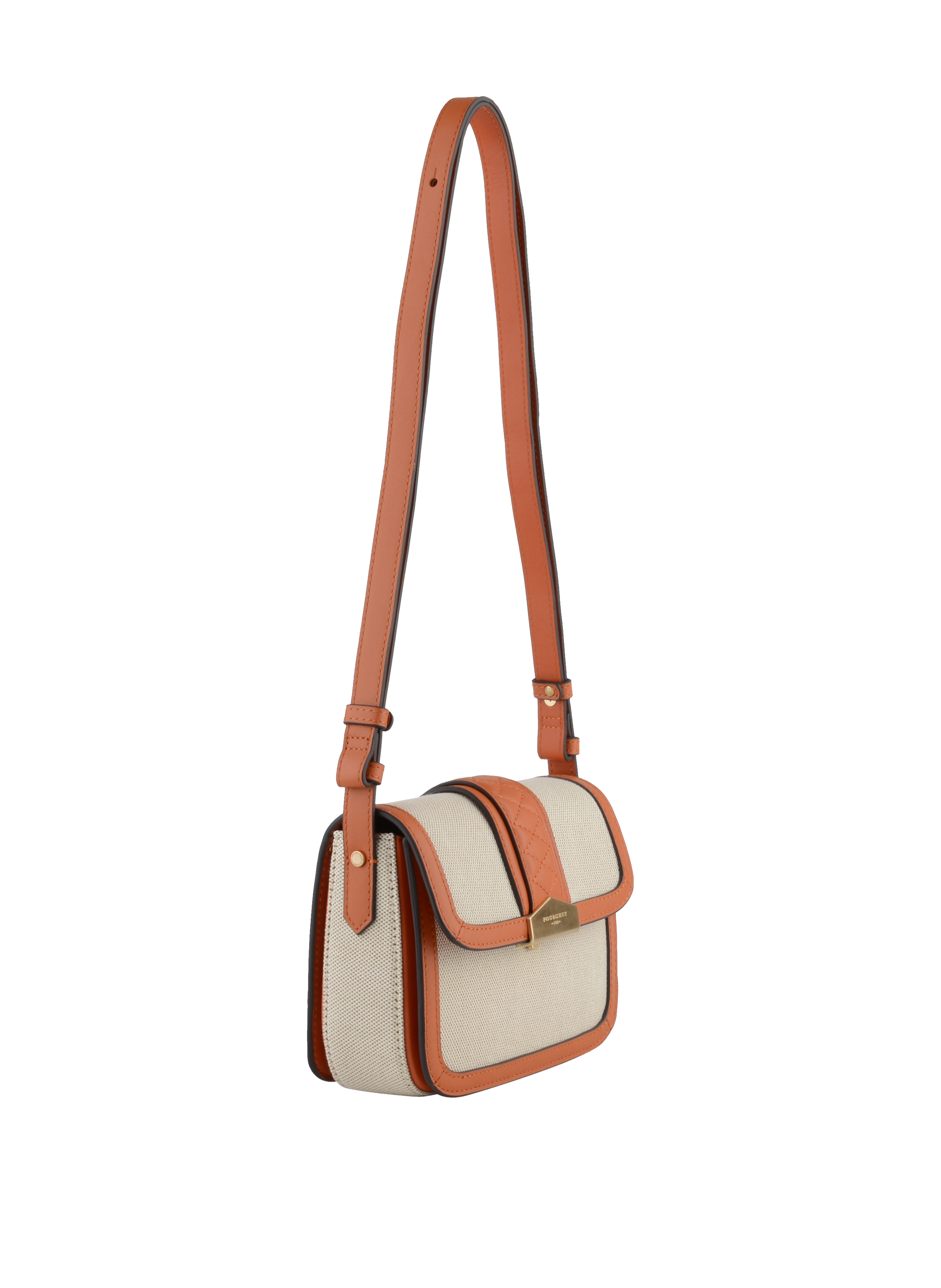 Small khaki crossbody bag