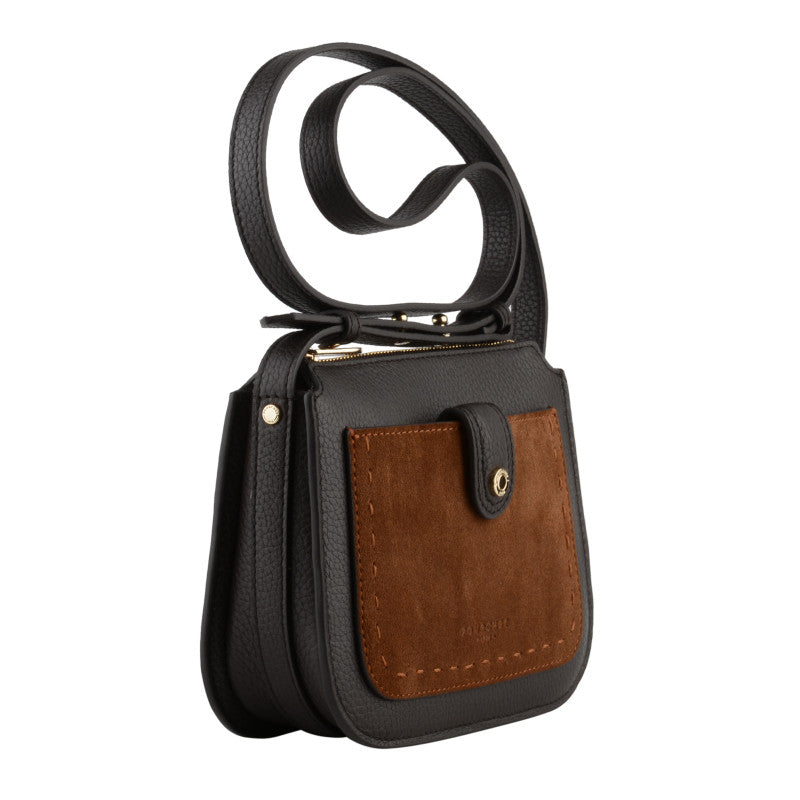 Brown/gold crossbody