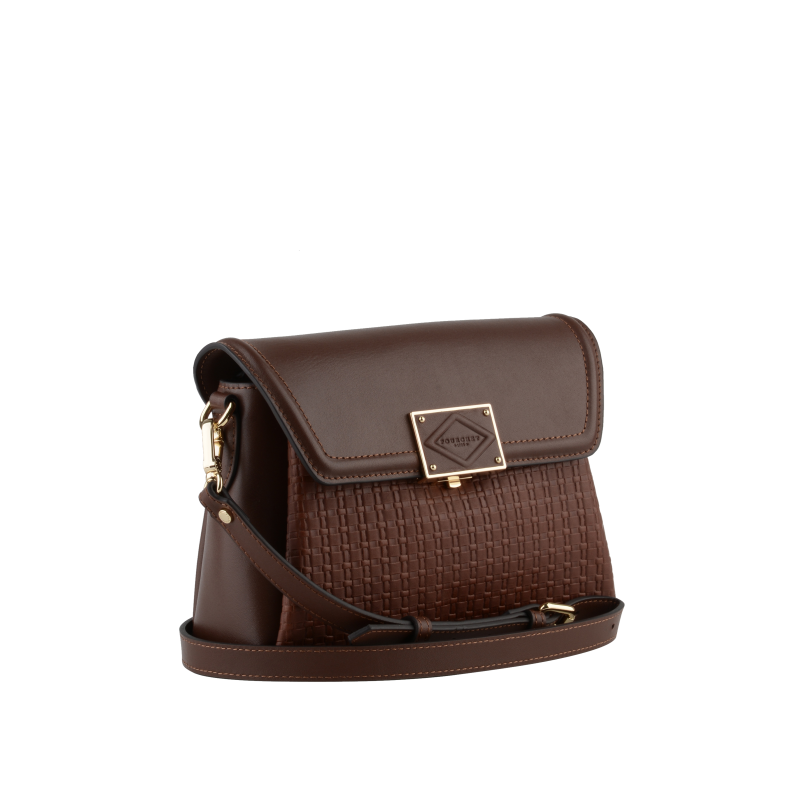 Brown shoulder bag