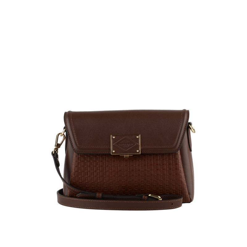 Brown shoulder bag