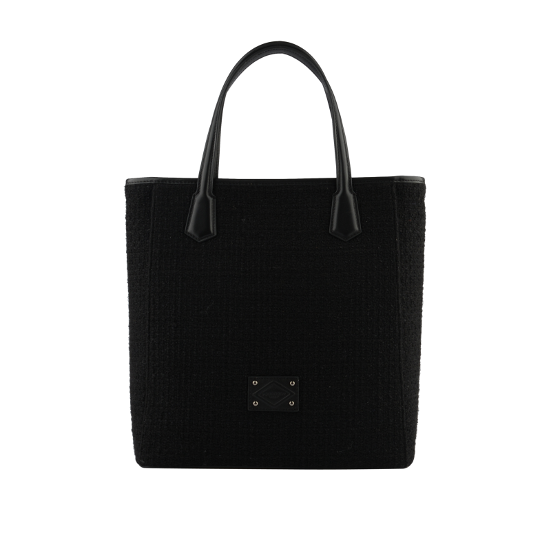 Black tote bag