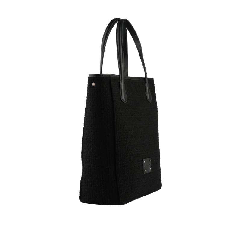 Black tote bag