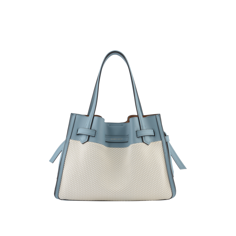 Blossom tressé - MM grisbleu