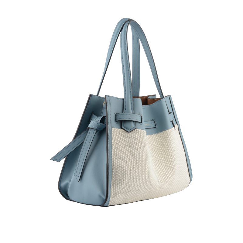 Blossom tressé - MM grisbleu