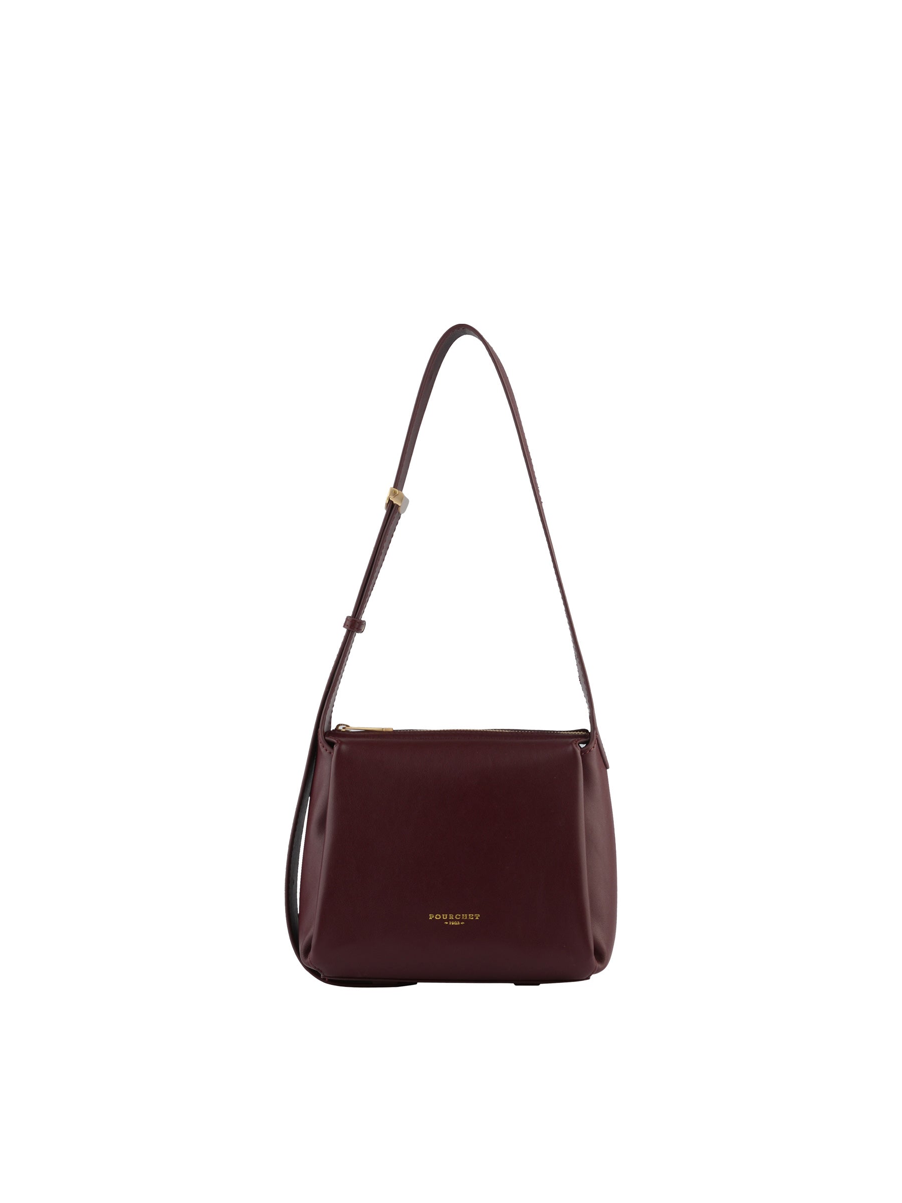 Sévigné - Small burgundy satchel