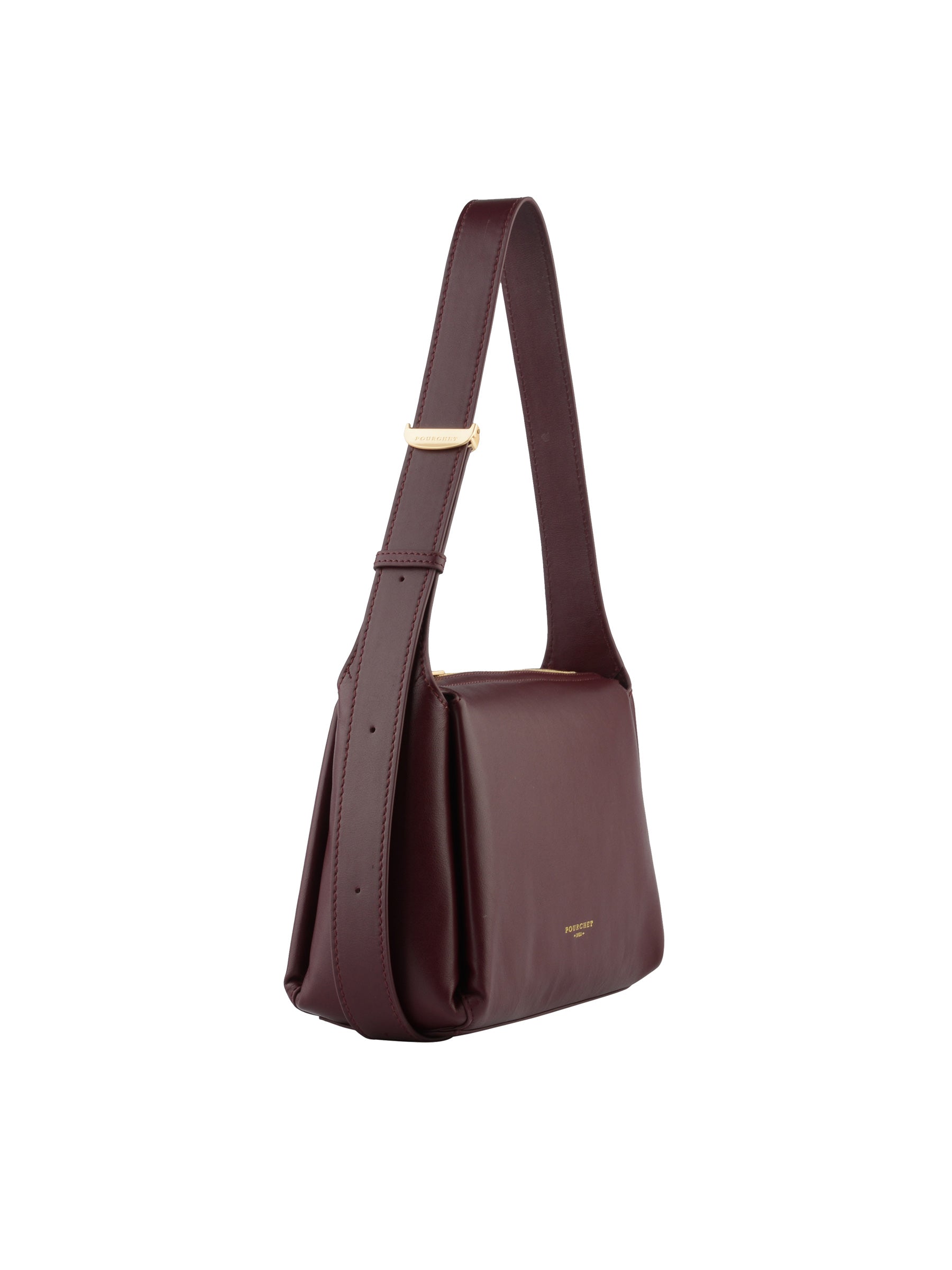 Sévigné - Medium burgundy satchel