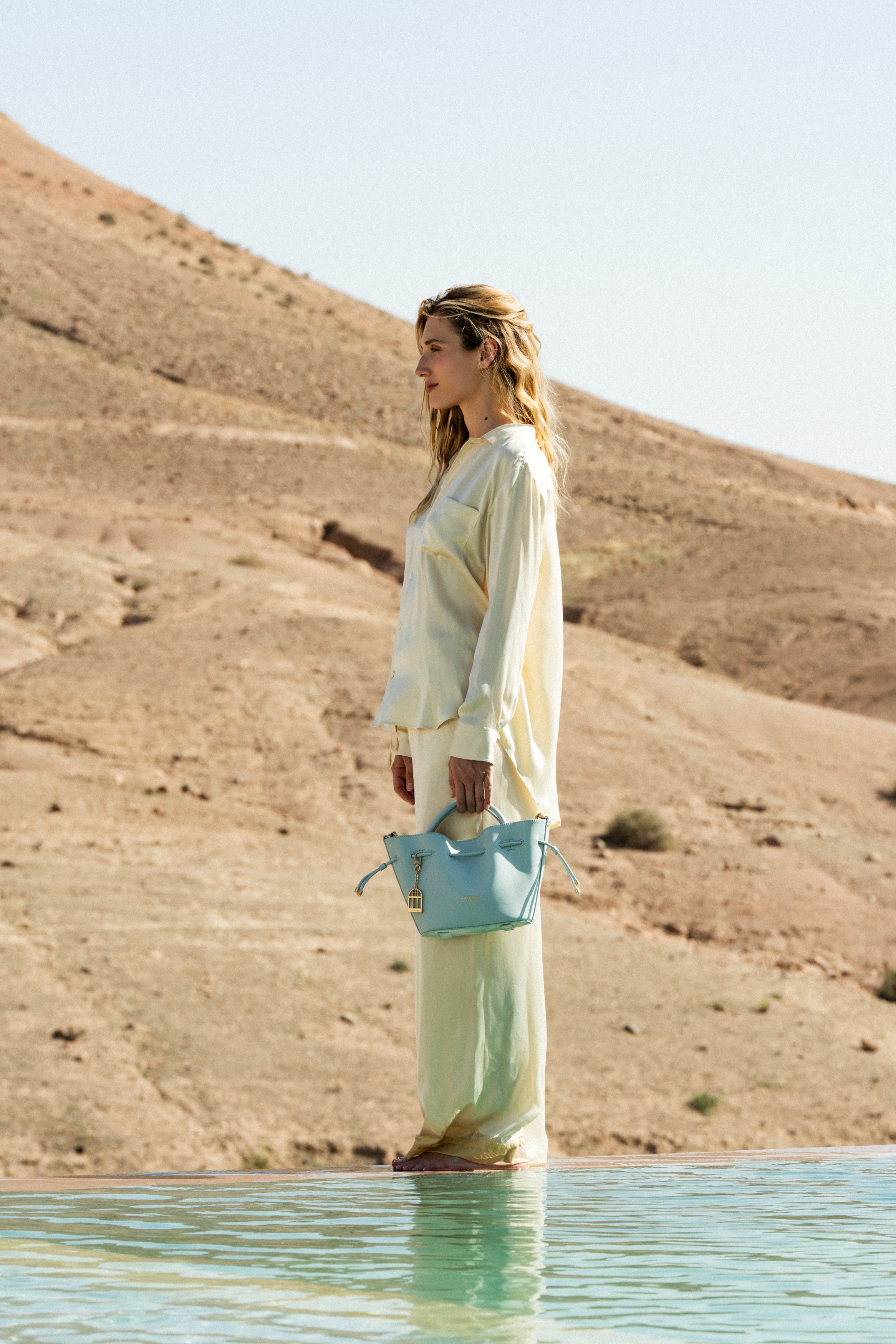 Florin - Petit porté main azur