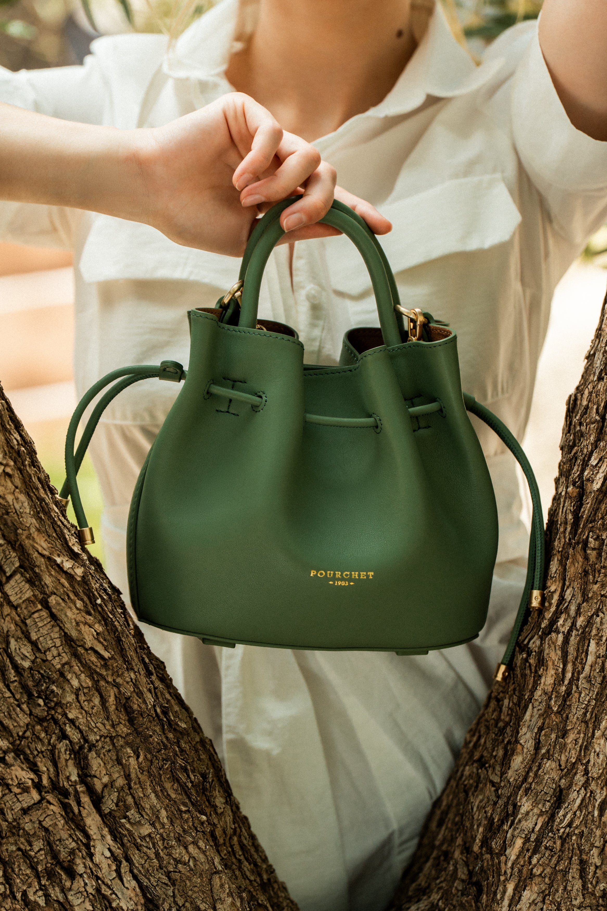 Florin - Petit porté main sauge