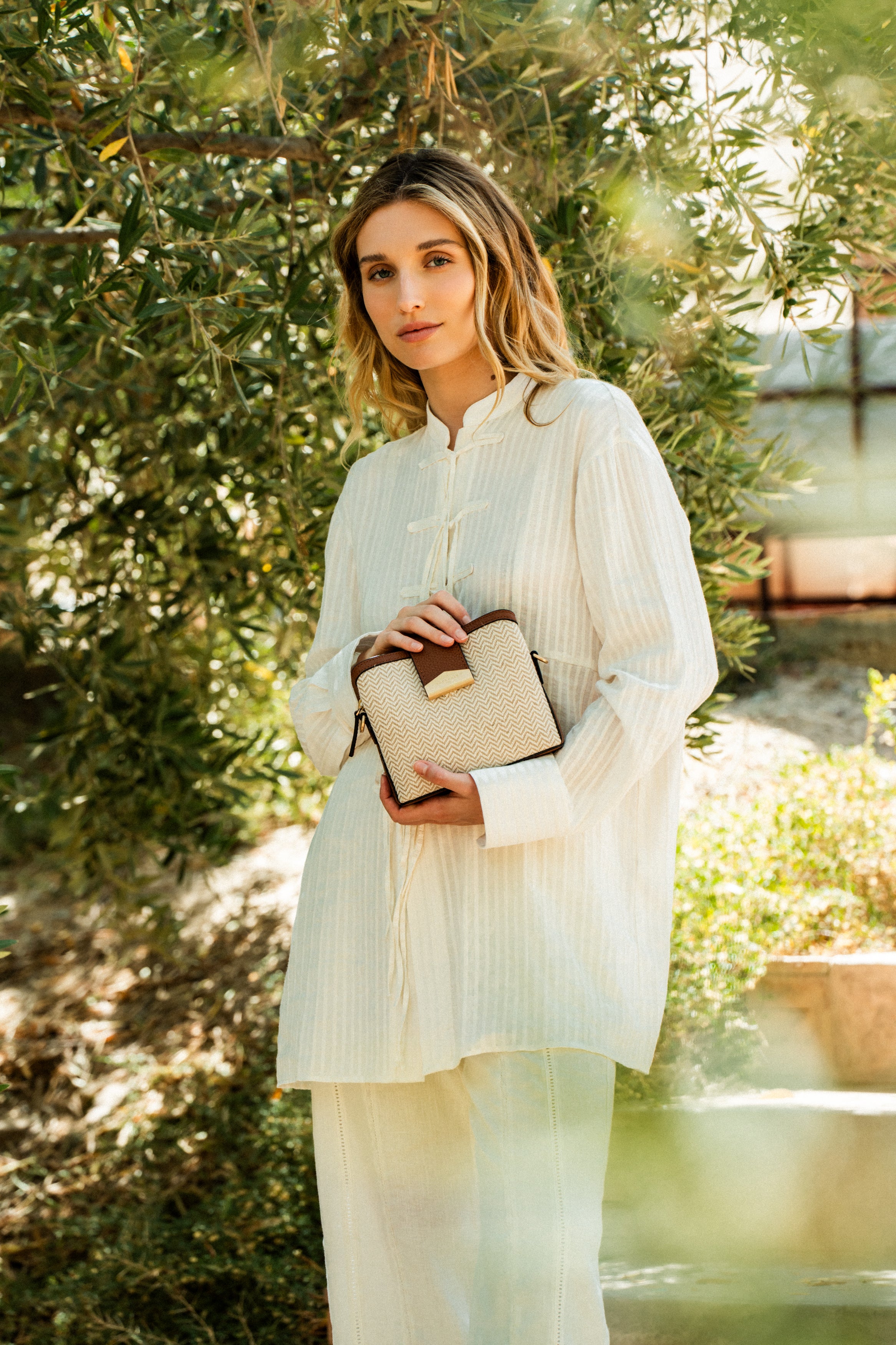 Cavalcade chevron - Petit porté épaule gold