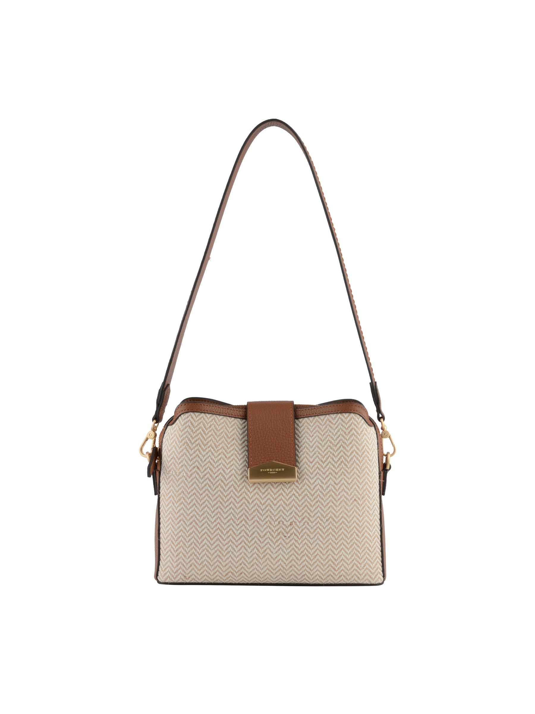 Cavalcade chevron - Grand porté épaule gold