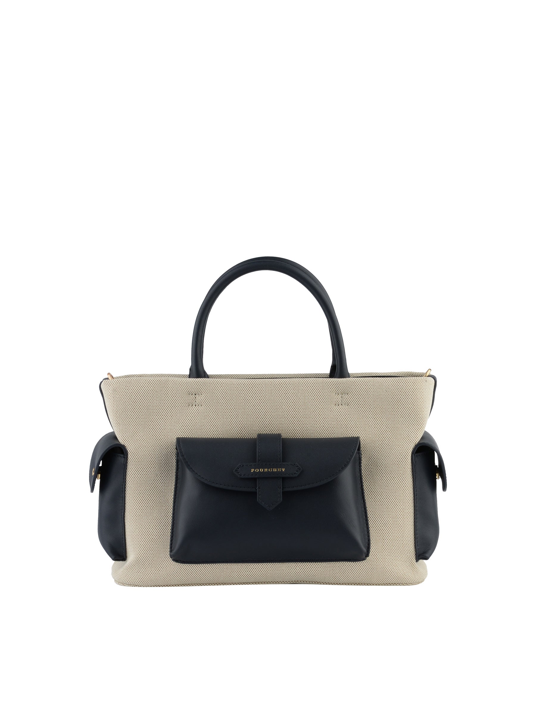 Reporter coton- Porté main marine