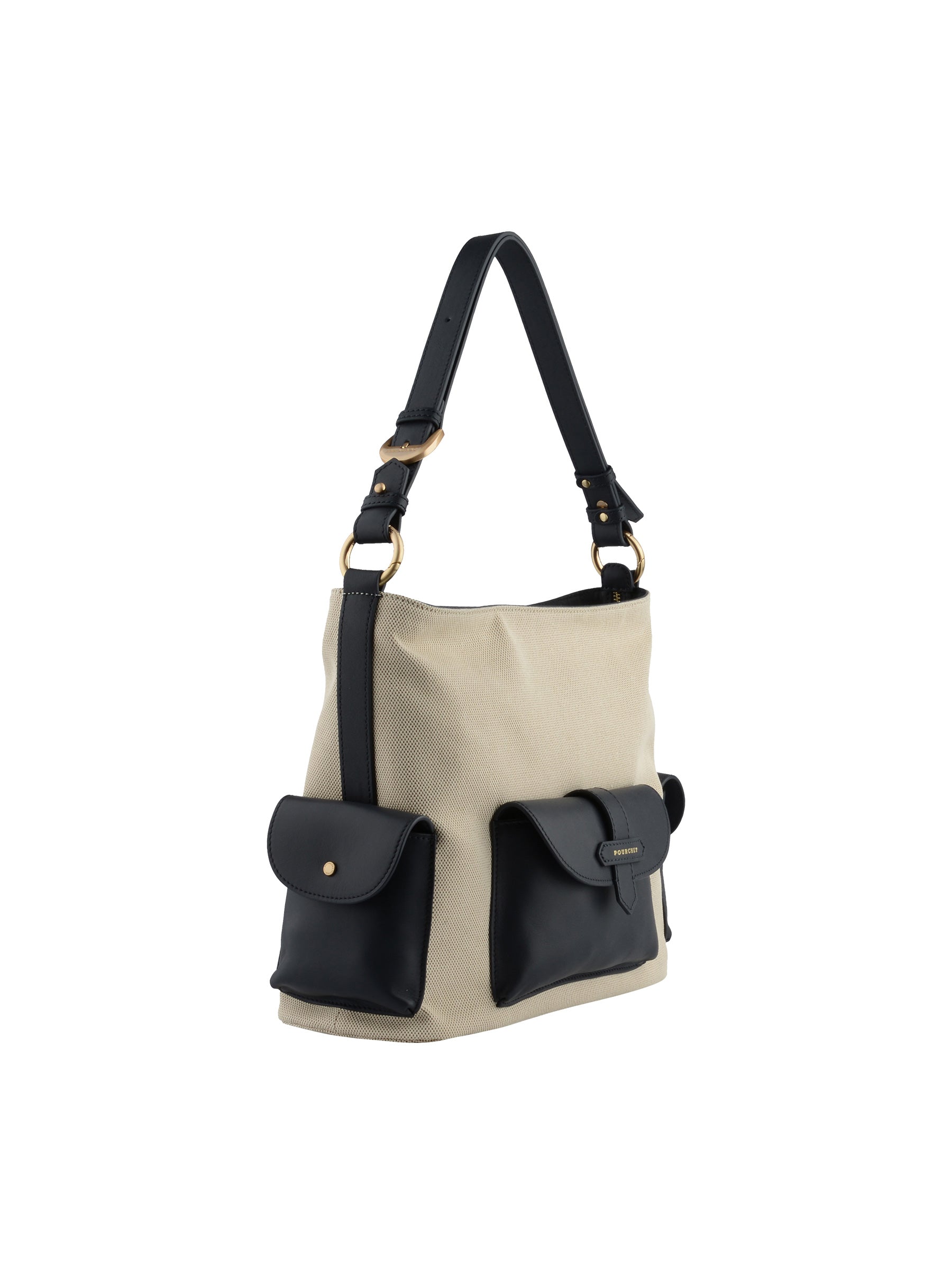 Reporter coton- Porté épaule marine