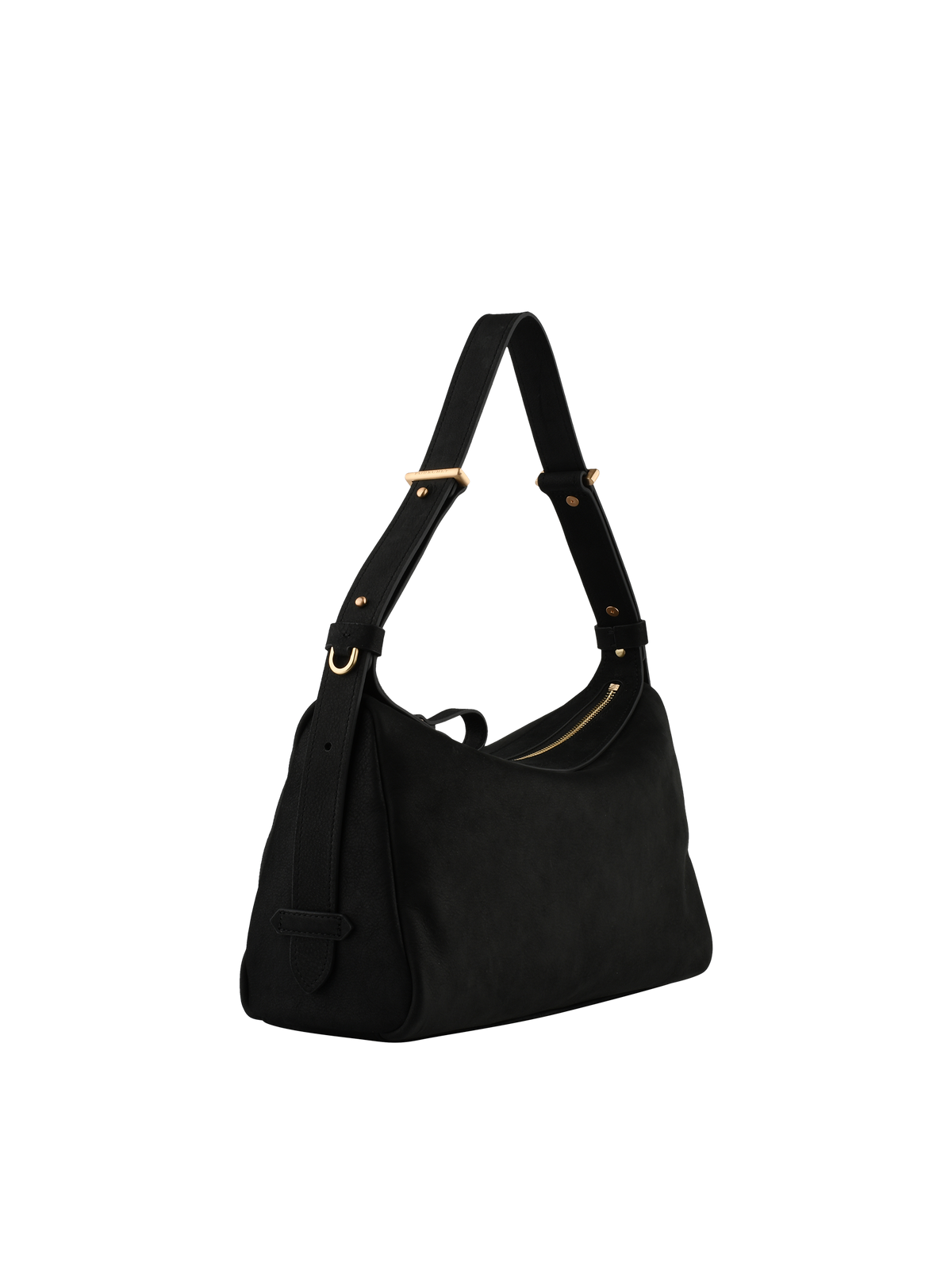 Manuscrit Nubuck - Besace MM noir