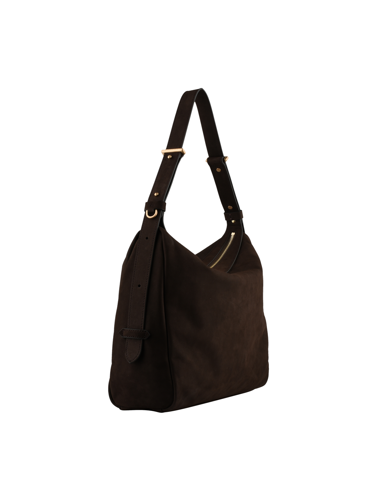 Manuscrit Nubuck - Besace GM marron