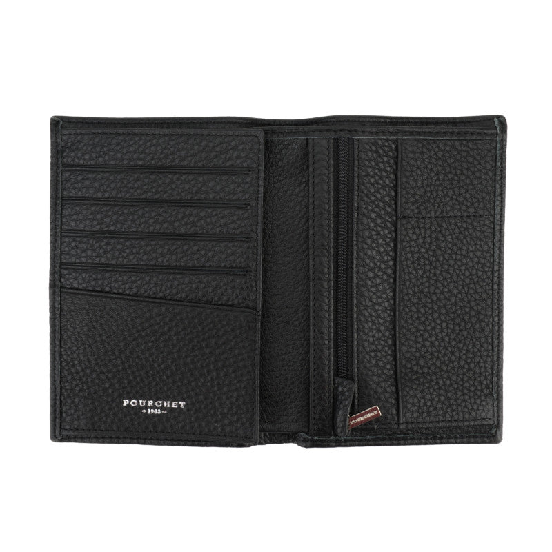 Ethan | Portefeuille - Porte Passeport noir