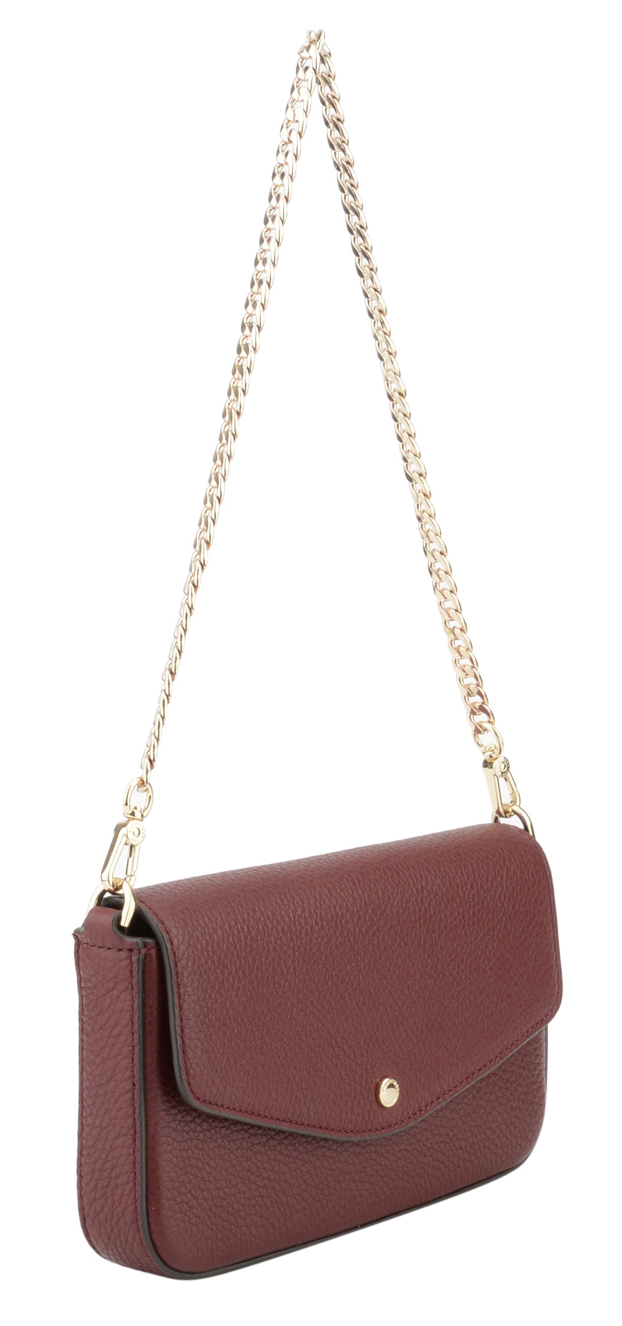 Club | Sac pochette bordeaux