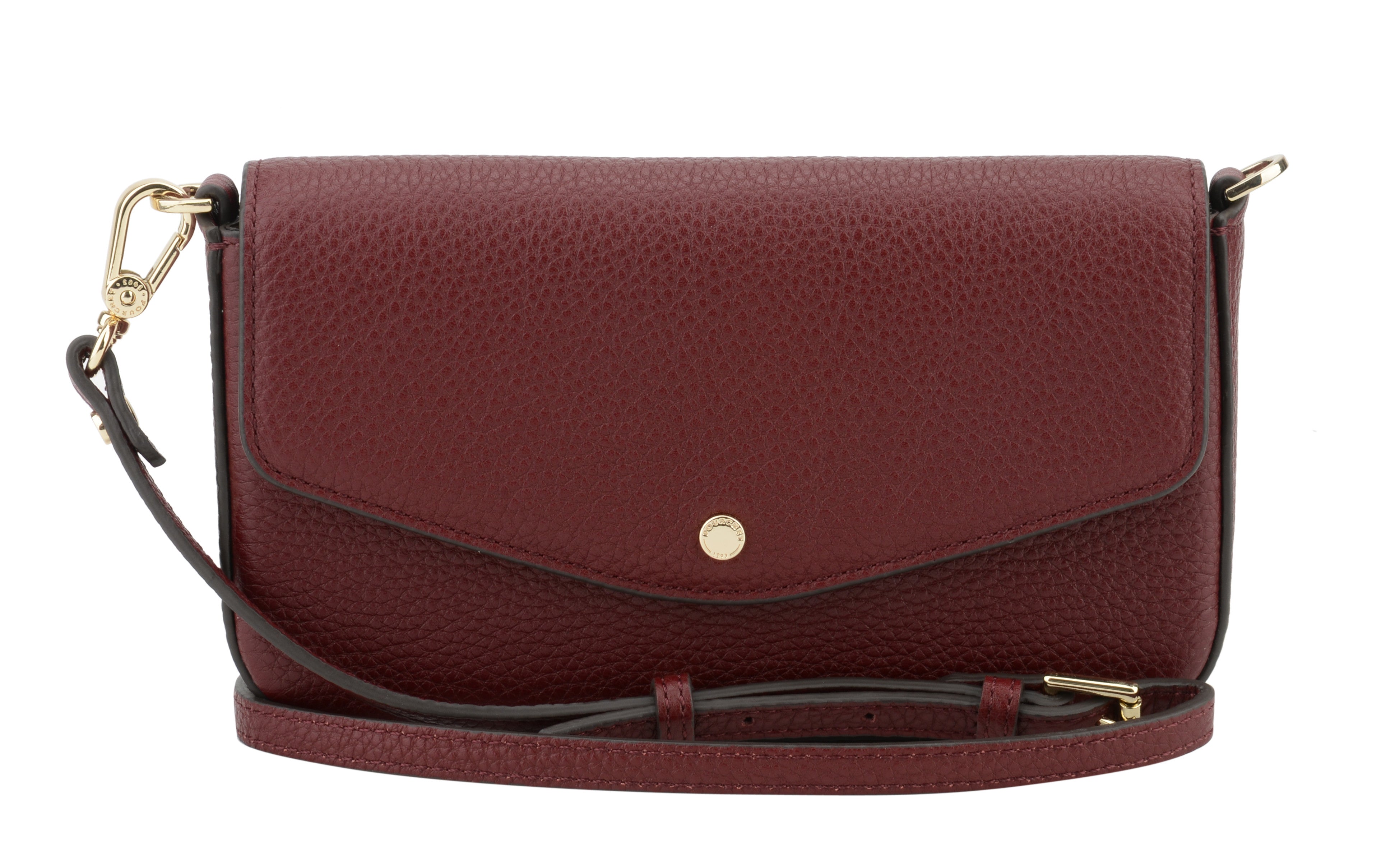 Club | Sac pochette bordeaux