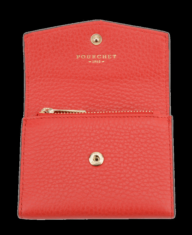 Club | Petit porte monnaie rouge vif