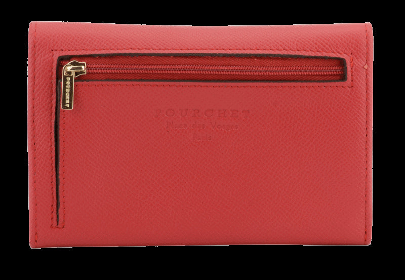 Cassetta | Portefeuille plat rouge