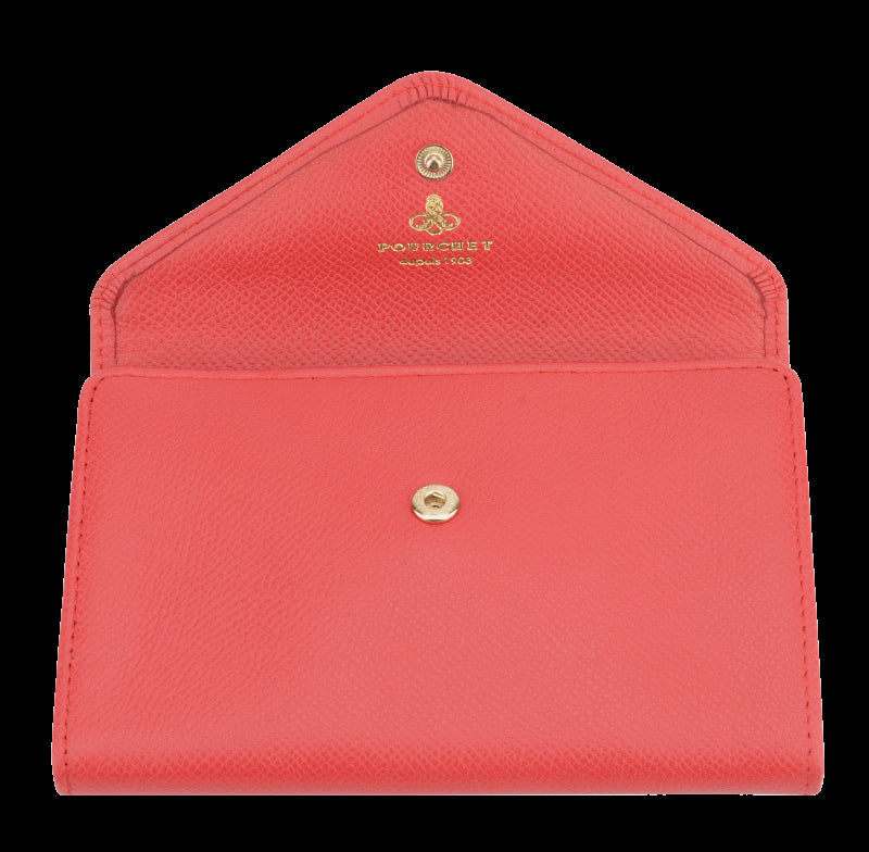 Cassetta | Portefeuille plat rouge