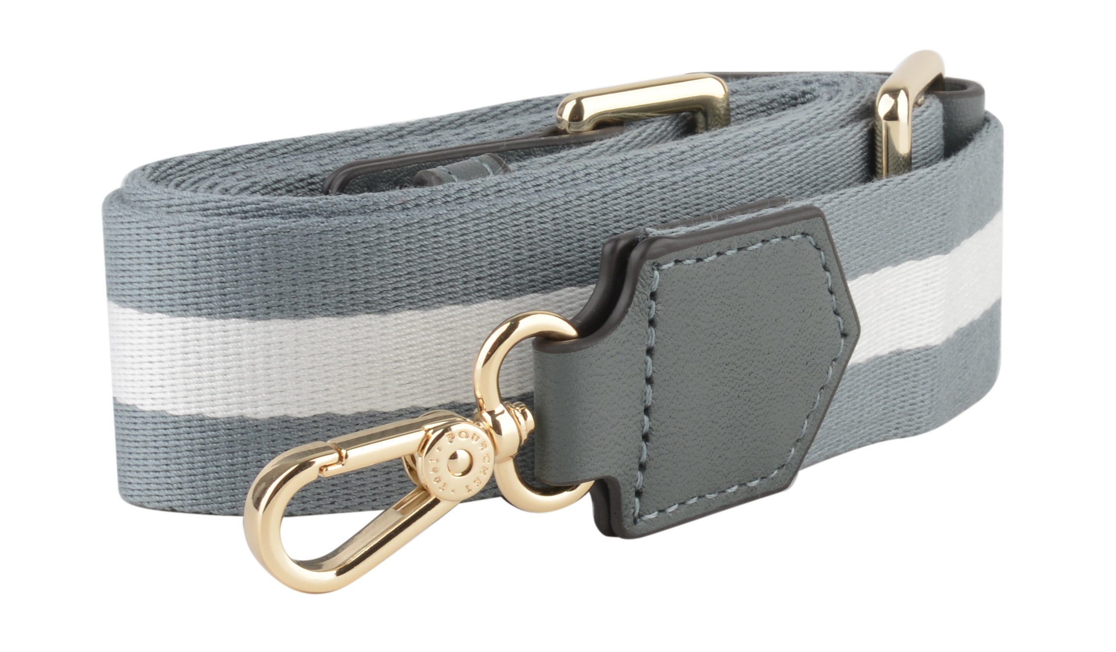 Bandoulière| Rayures gris bleu