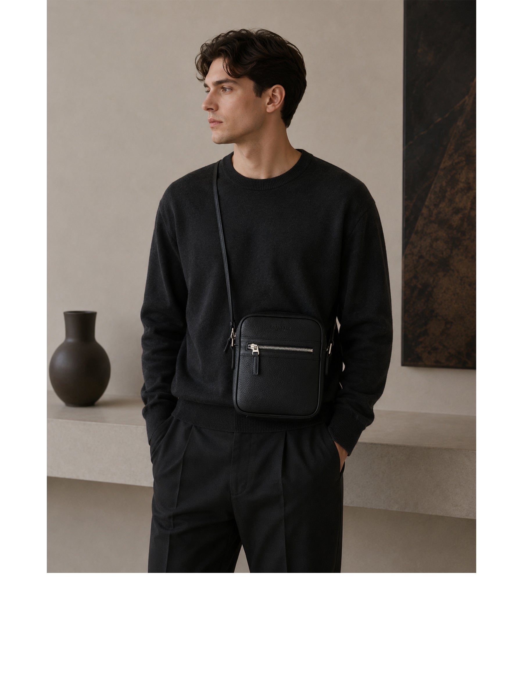 Ethan - Sac noir PM