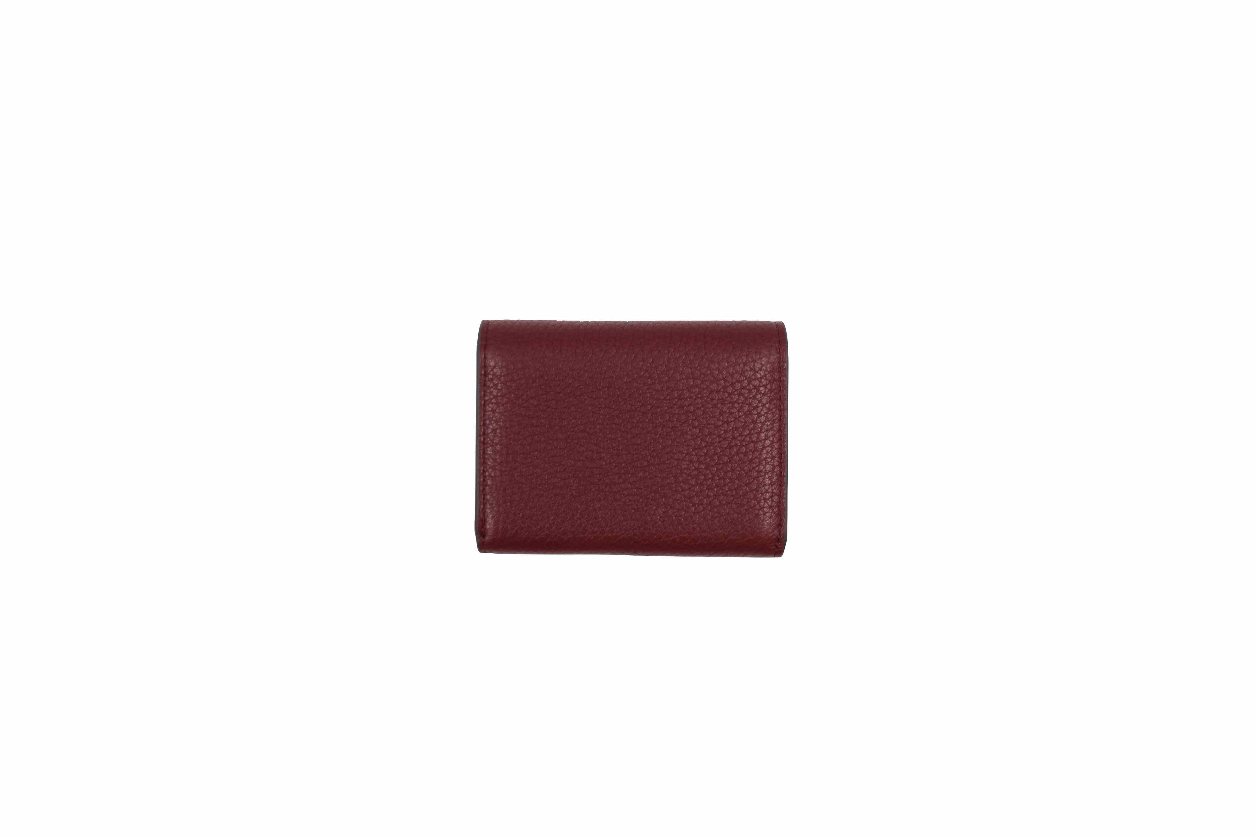 Club | Petit porte monnaie bordeaux