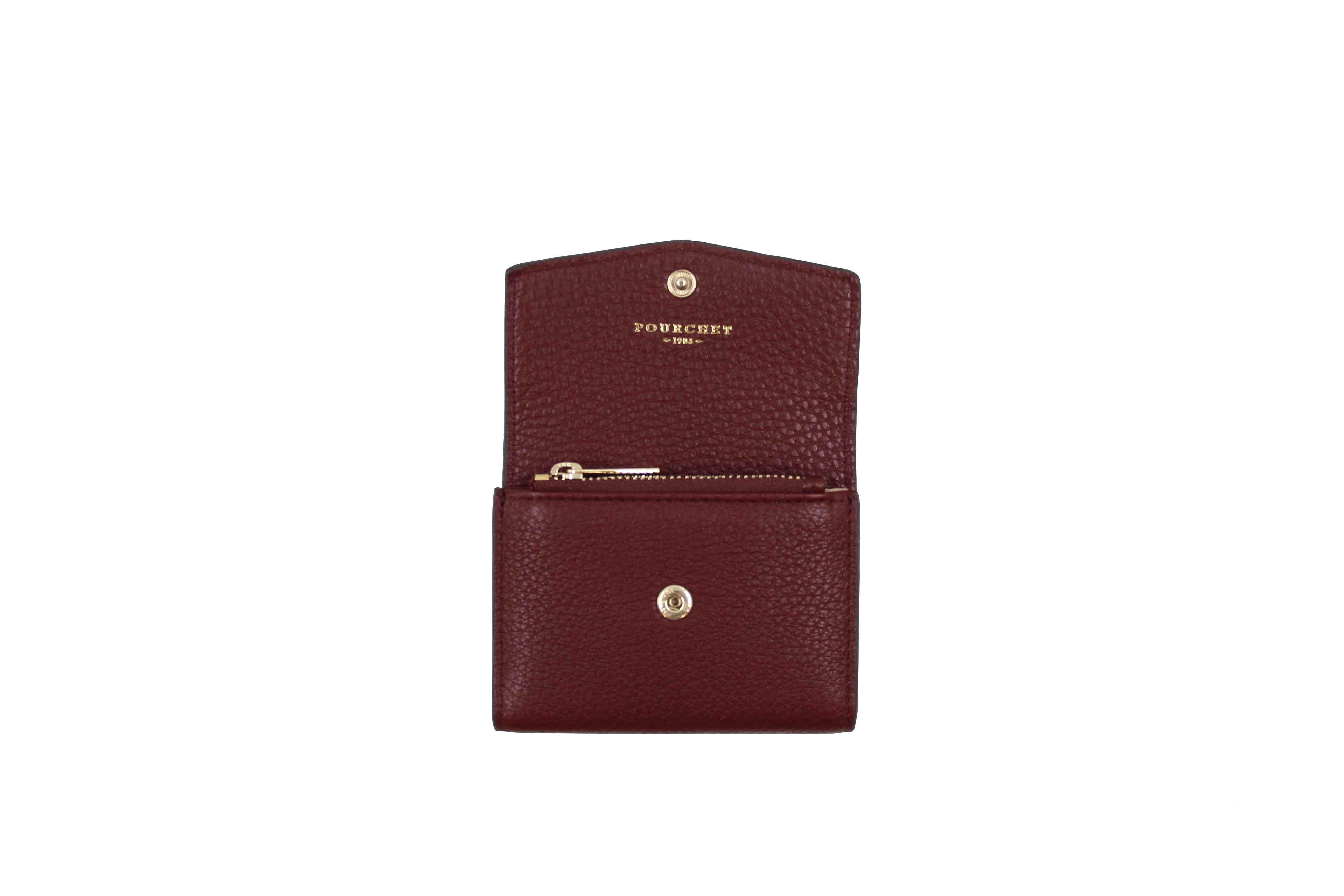 Club | Petit porte monnaie bordeaux