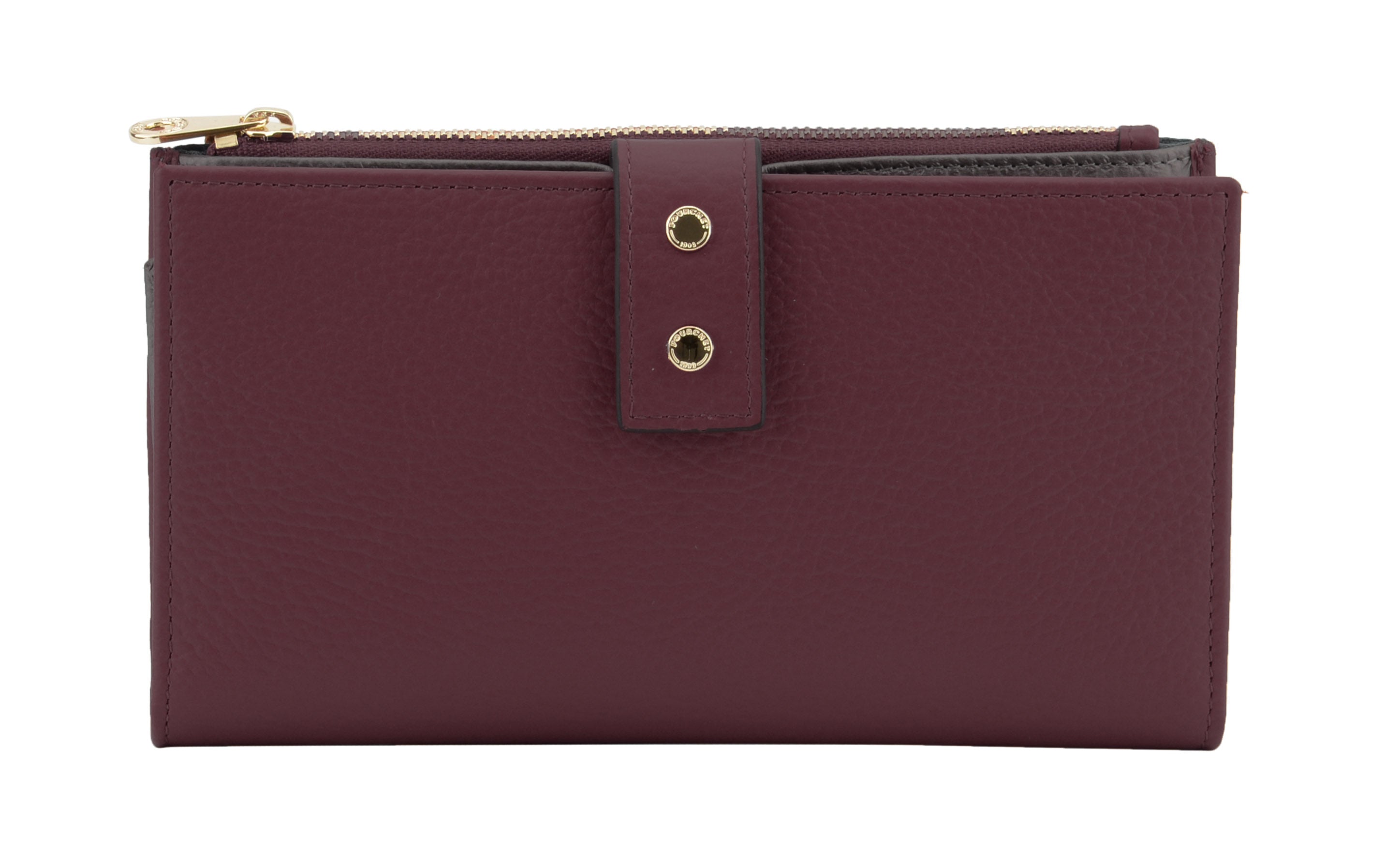 Large burgundy purse